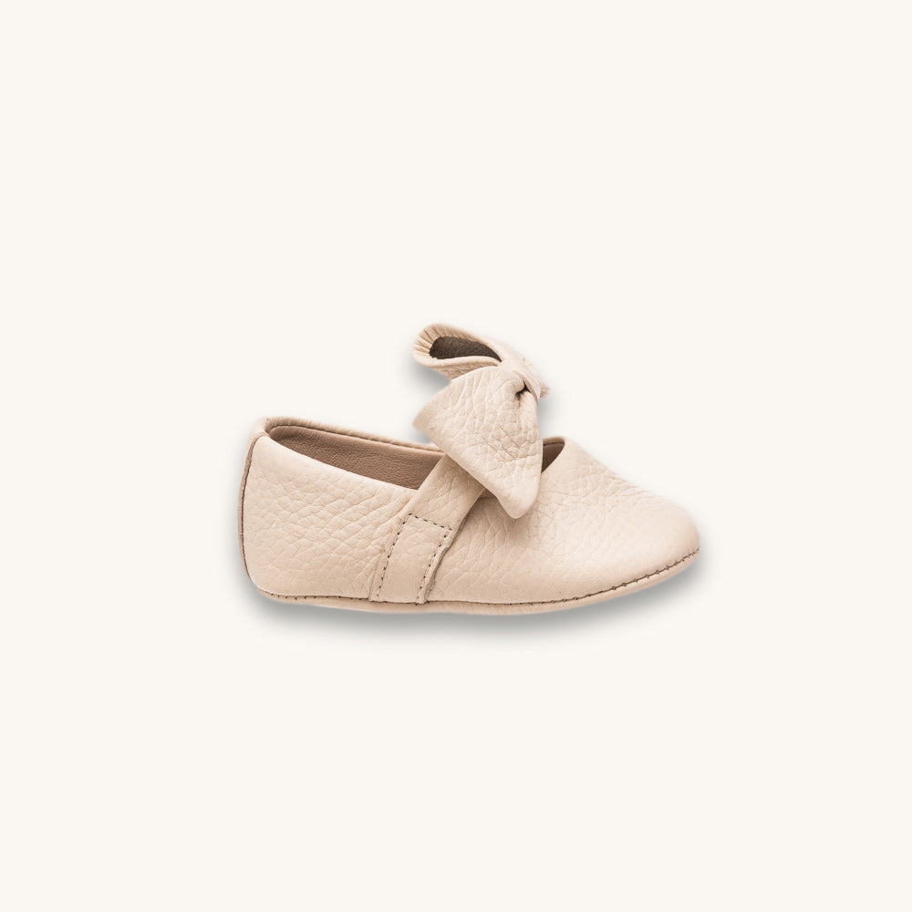 Baby Ballerina With Bow Cream