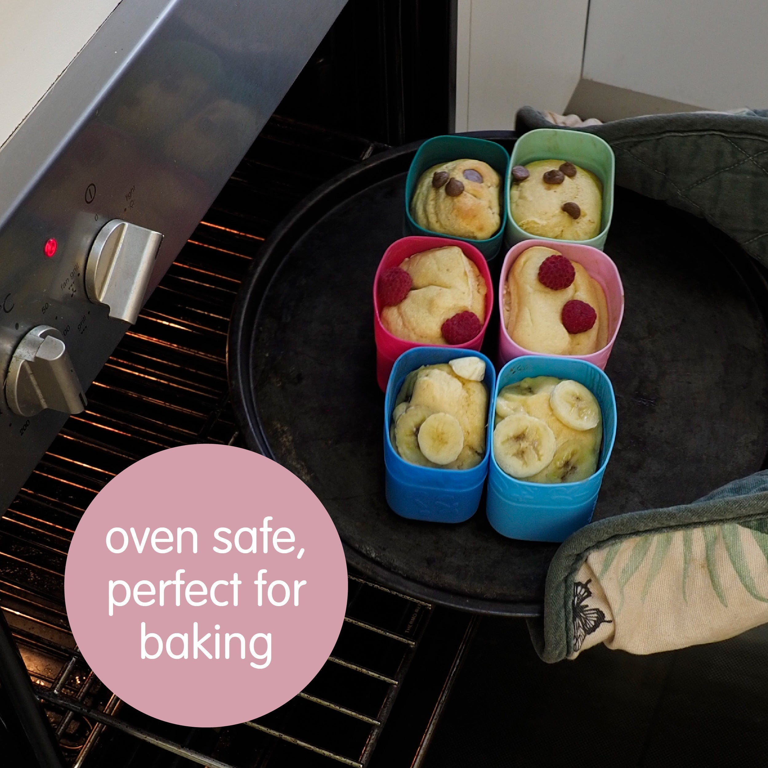 Silicone Snack Cups - Forest