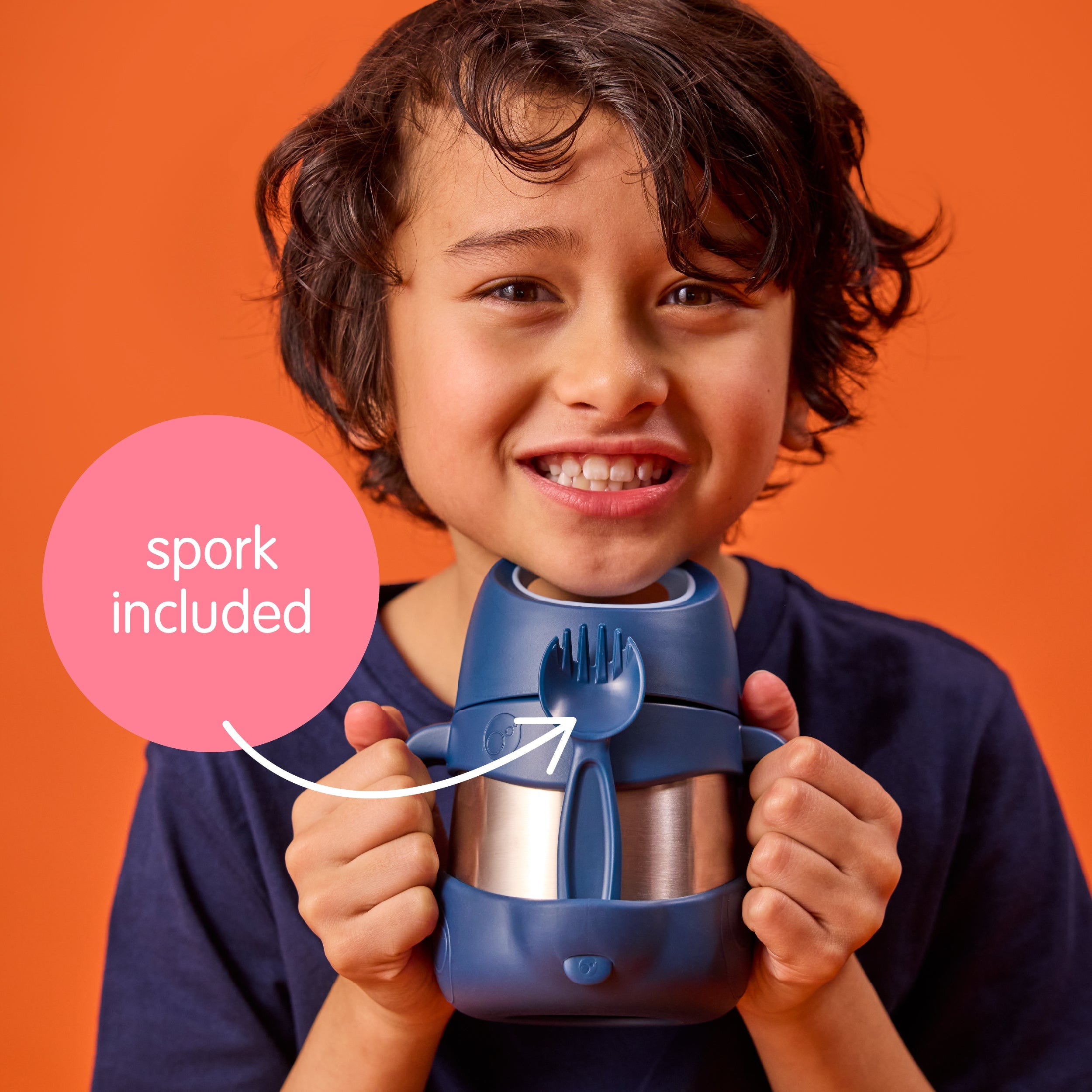 Insulated Food Jar - Blue Slate