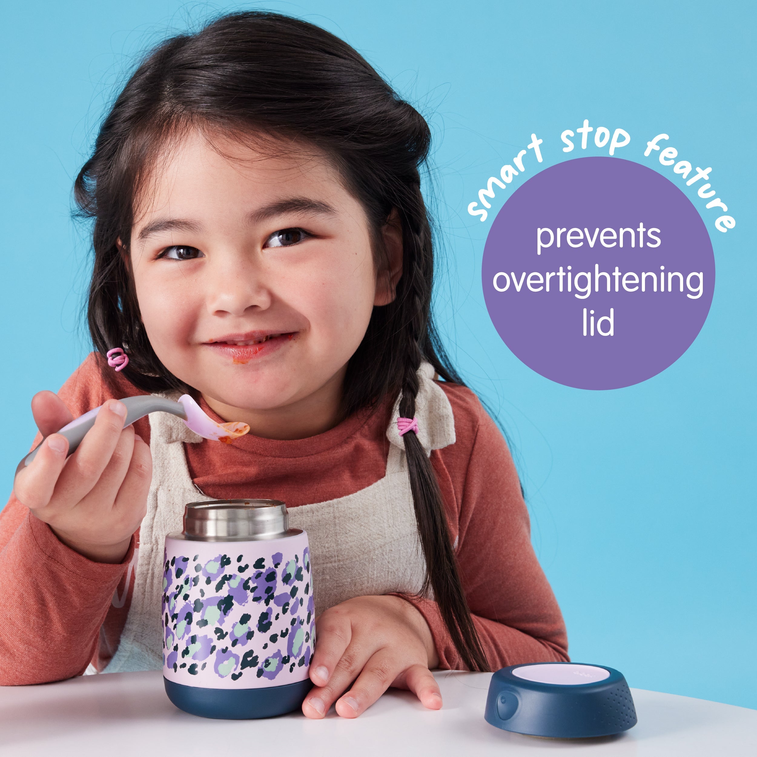 Insulated Food Jar Mini - Blue Camouflage