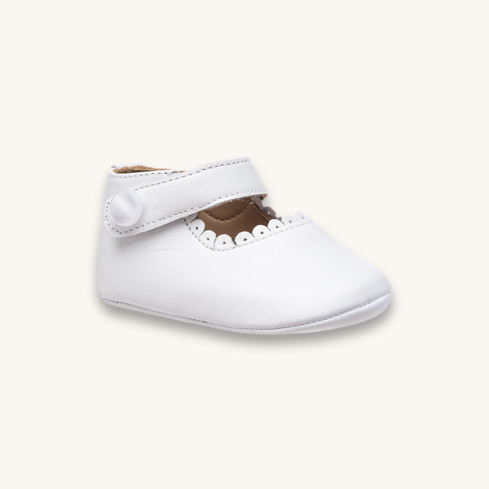 Mary Jane For Baby White