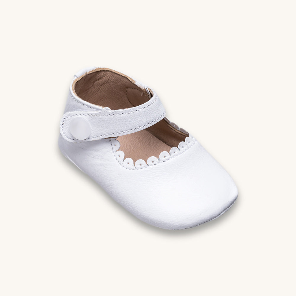 Mary Jane For Baby White