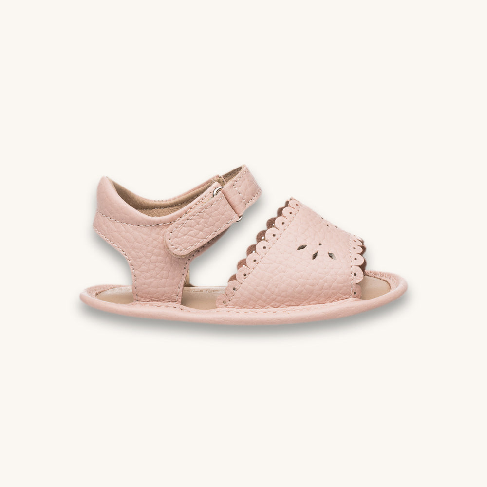 Sandal W/scallop Pink