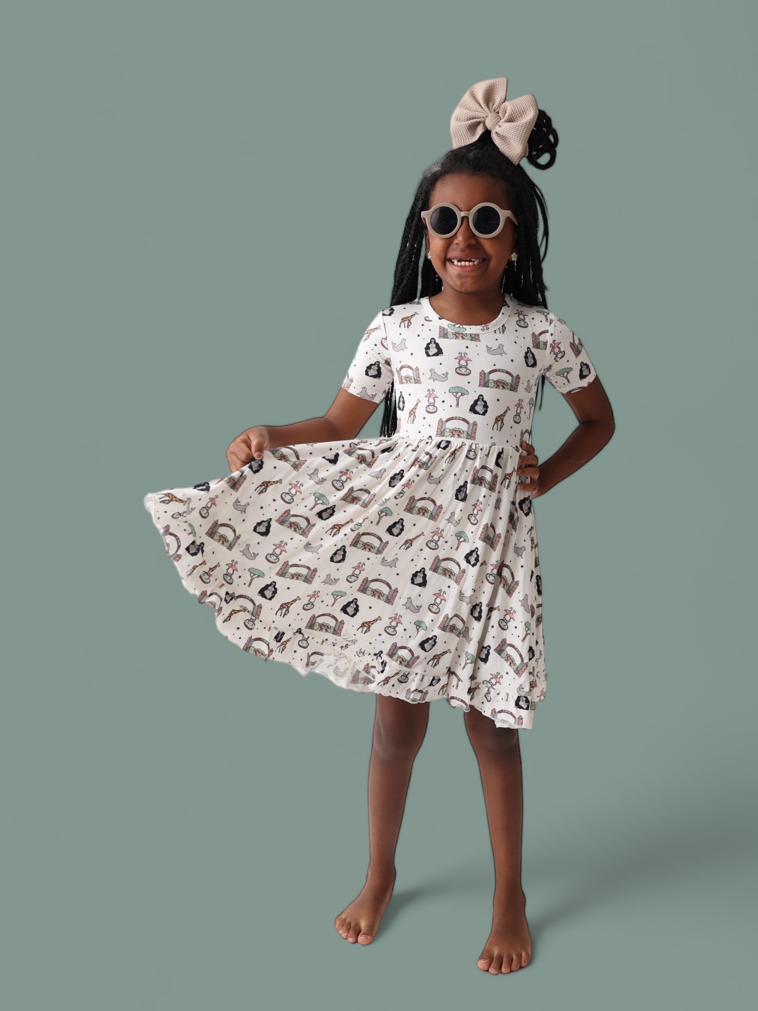 Exclusive Zoo Adventures Dream Ruffle Dress