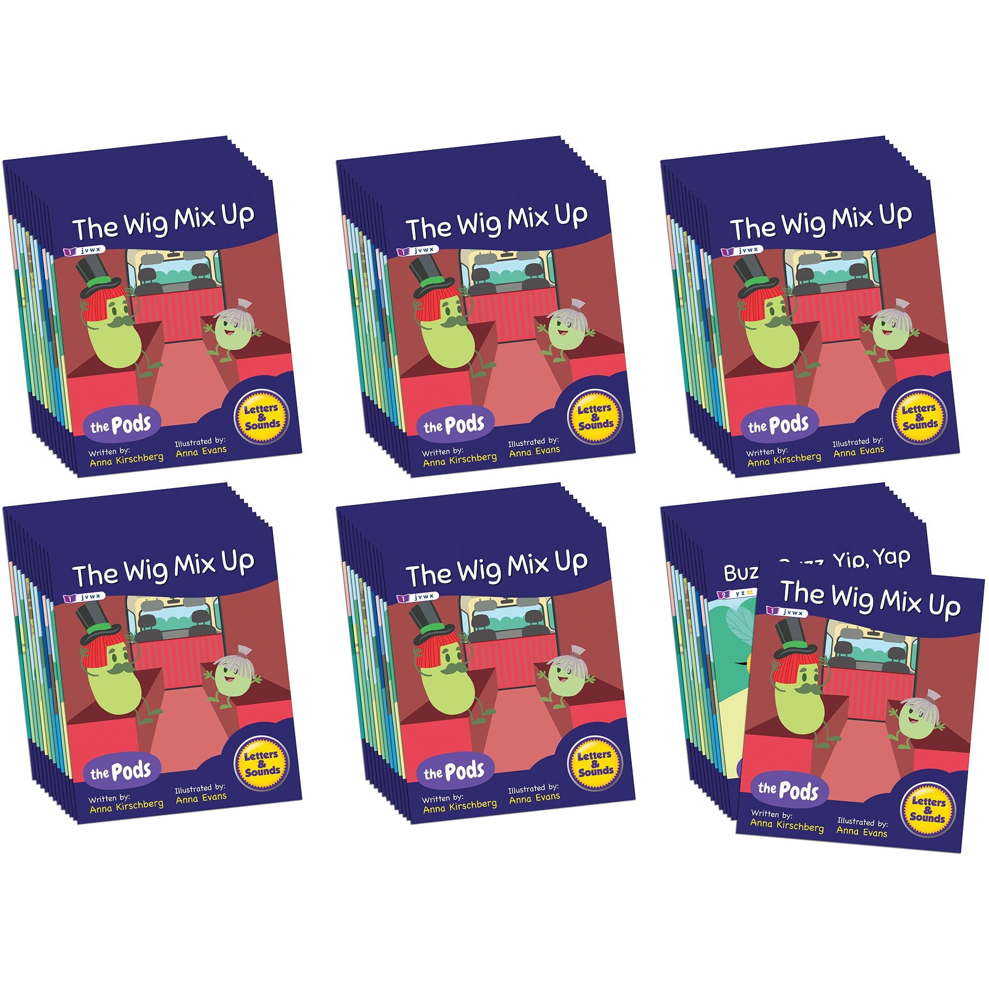 The Pods - Early Decodables - Phonics (phase 3) - 6 Pack
