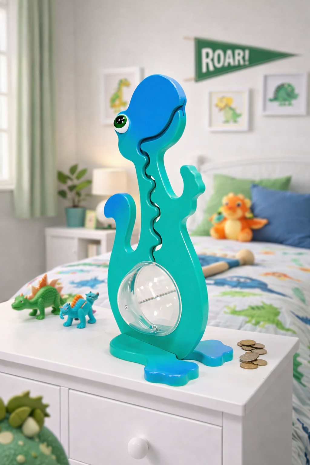 23" Aqua Dinosaur