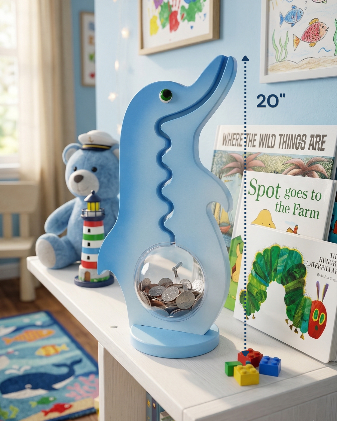 Dolphin Piggy Bank