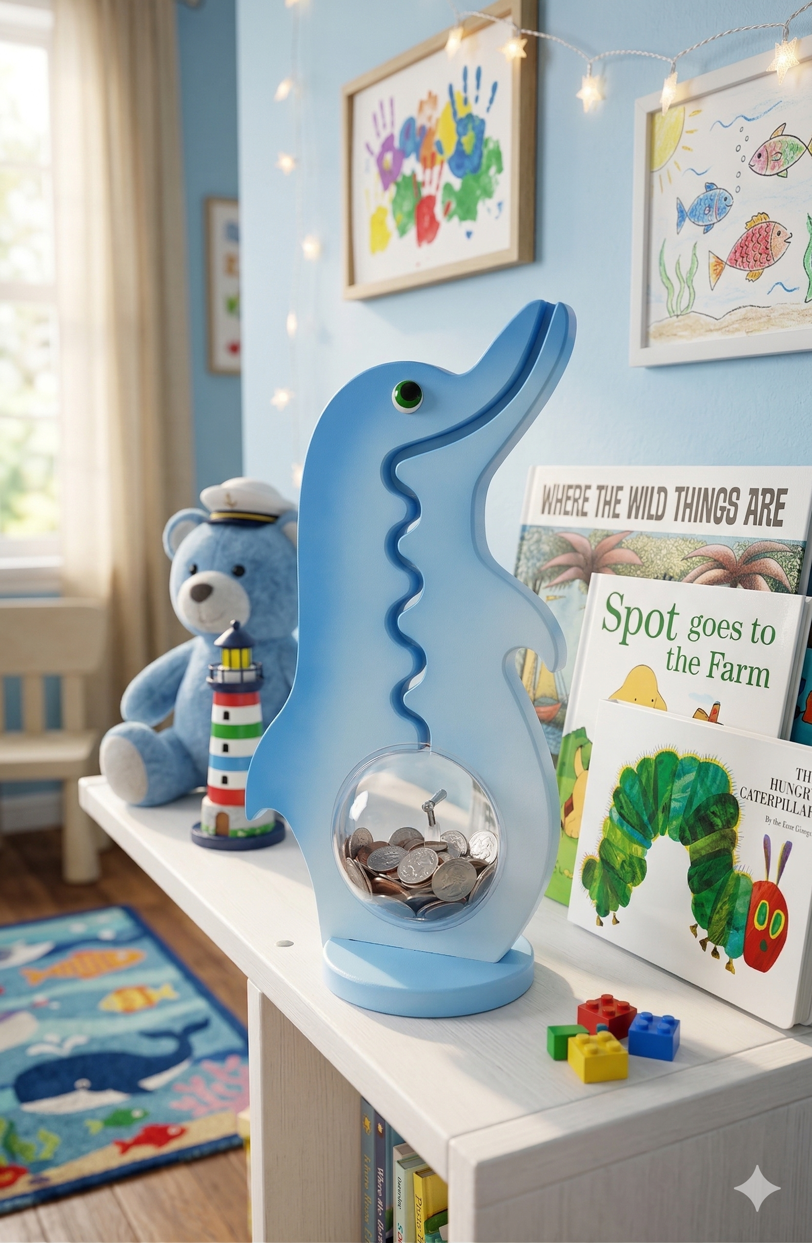 Dolphin Piggy Bank
