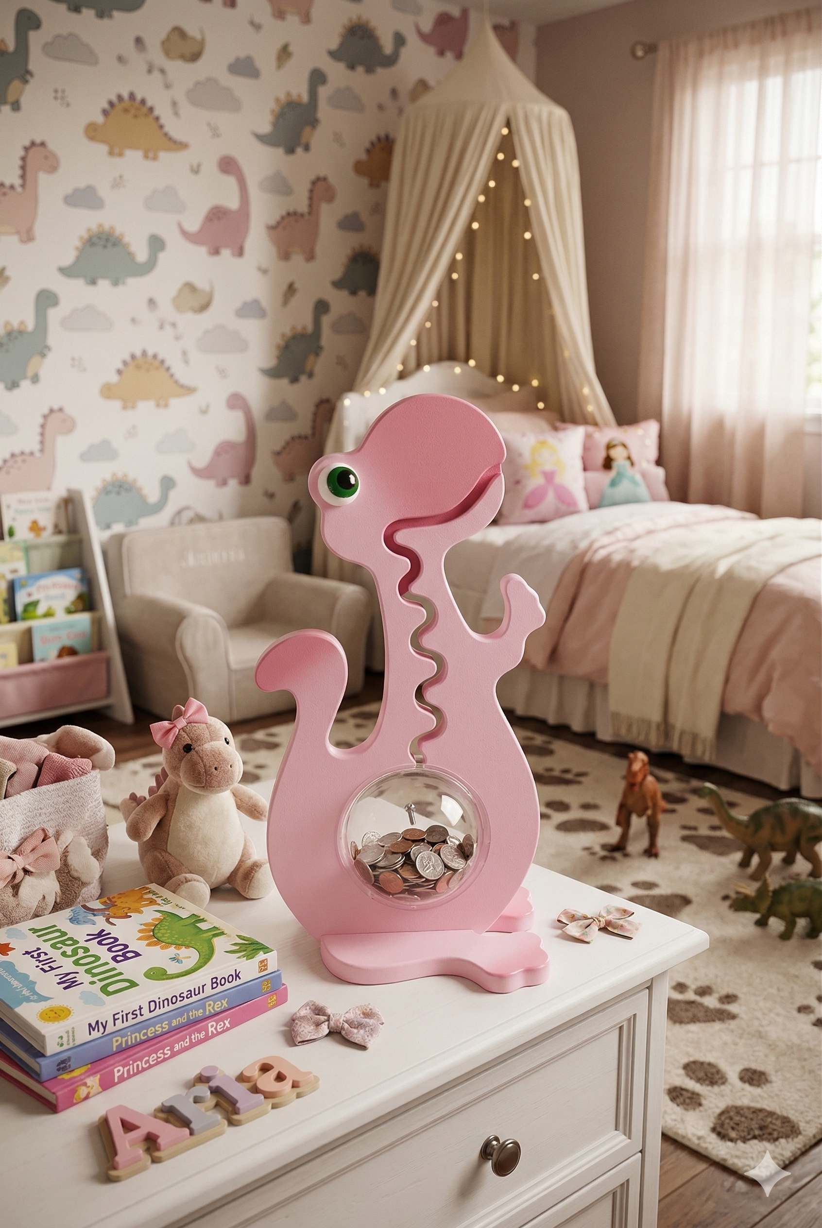 23" Pink Dinosaur