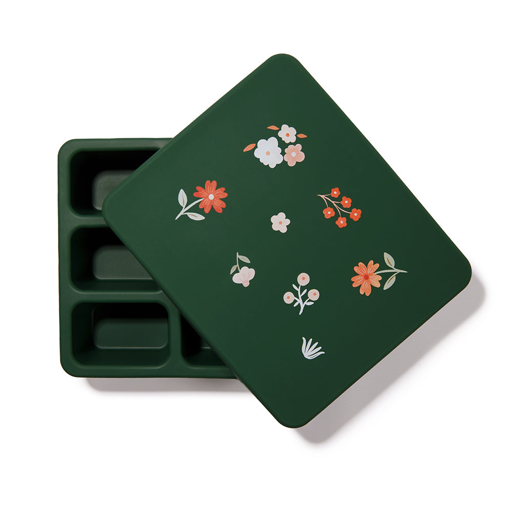 Bento And Lunch Bag Set Neutral With Mini Floral