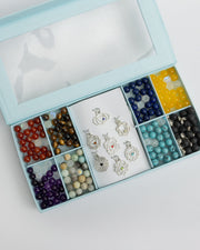 Chakra Stones And Charms Diy Bracelet Gift Set
