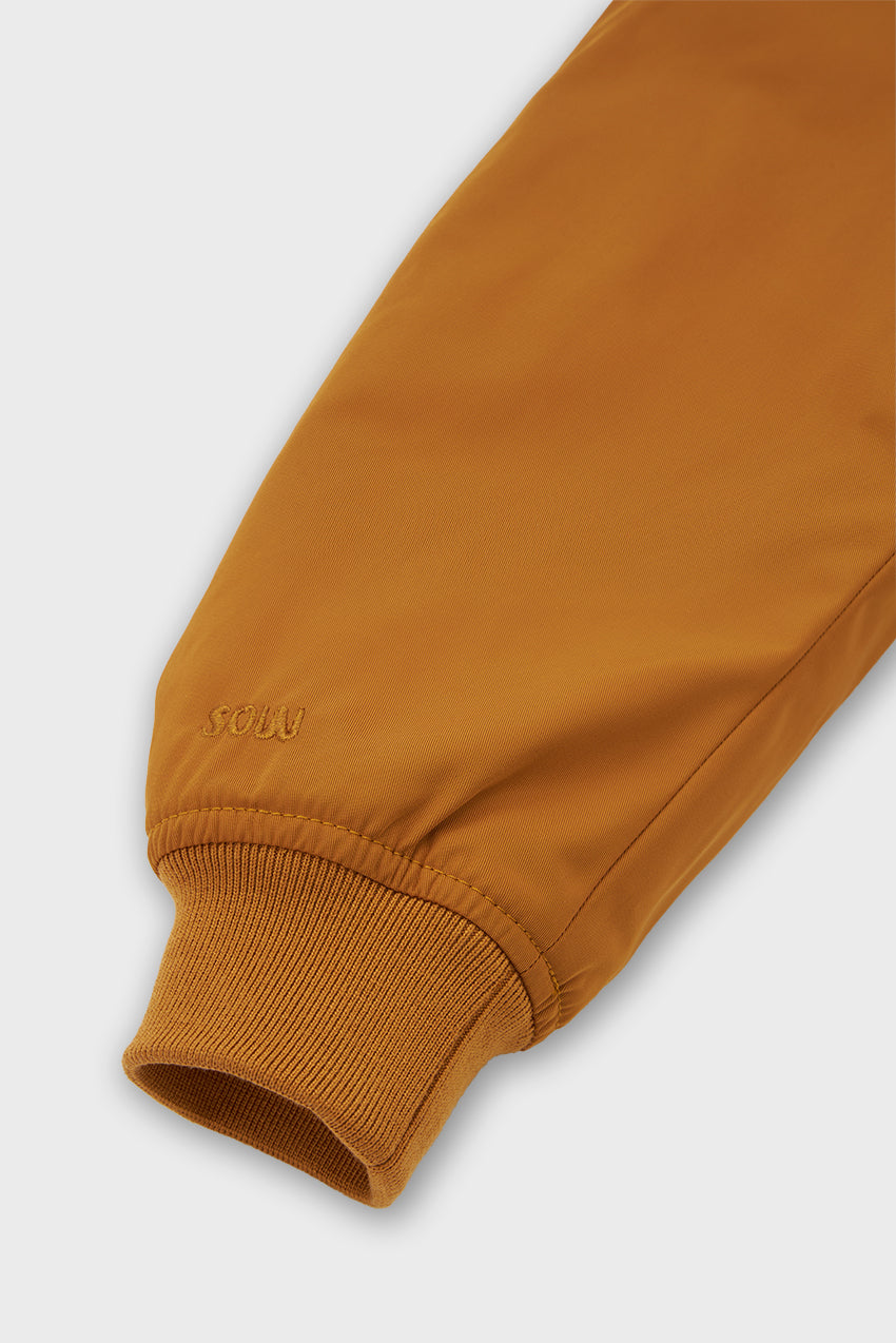 Padded Bomber Jacket With Removable Hood
