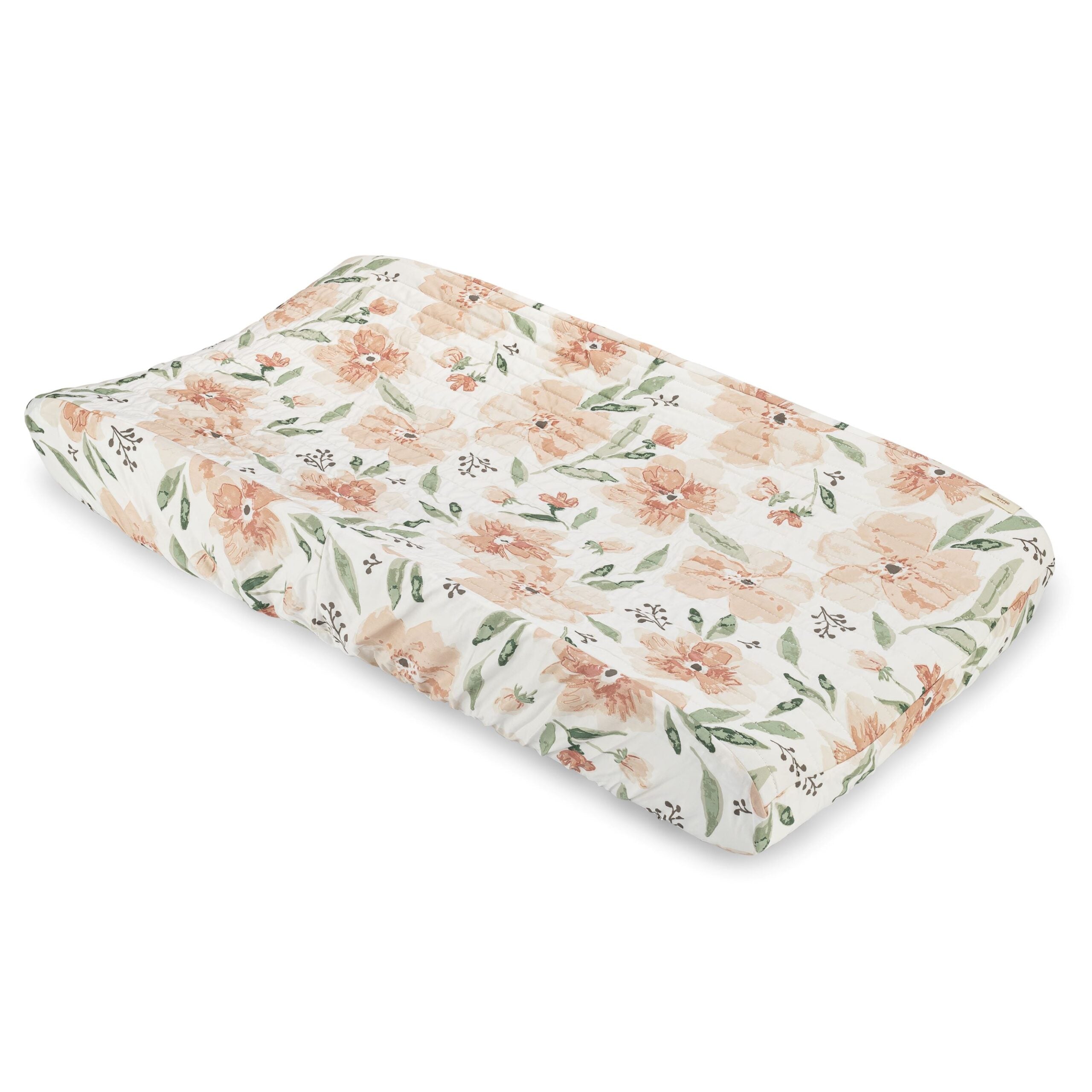 Parker Quilted Change Pad Cover – Floral