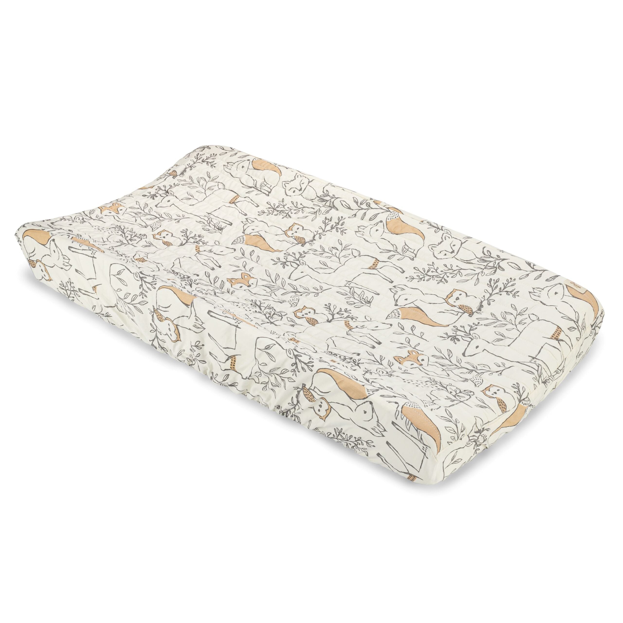 Ezra Quilted Change Pad Cover – Woodland