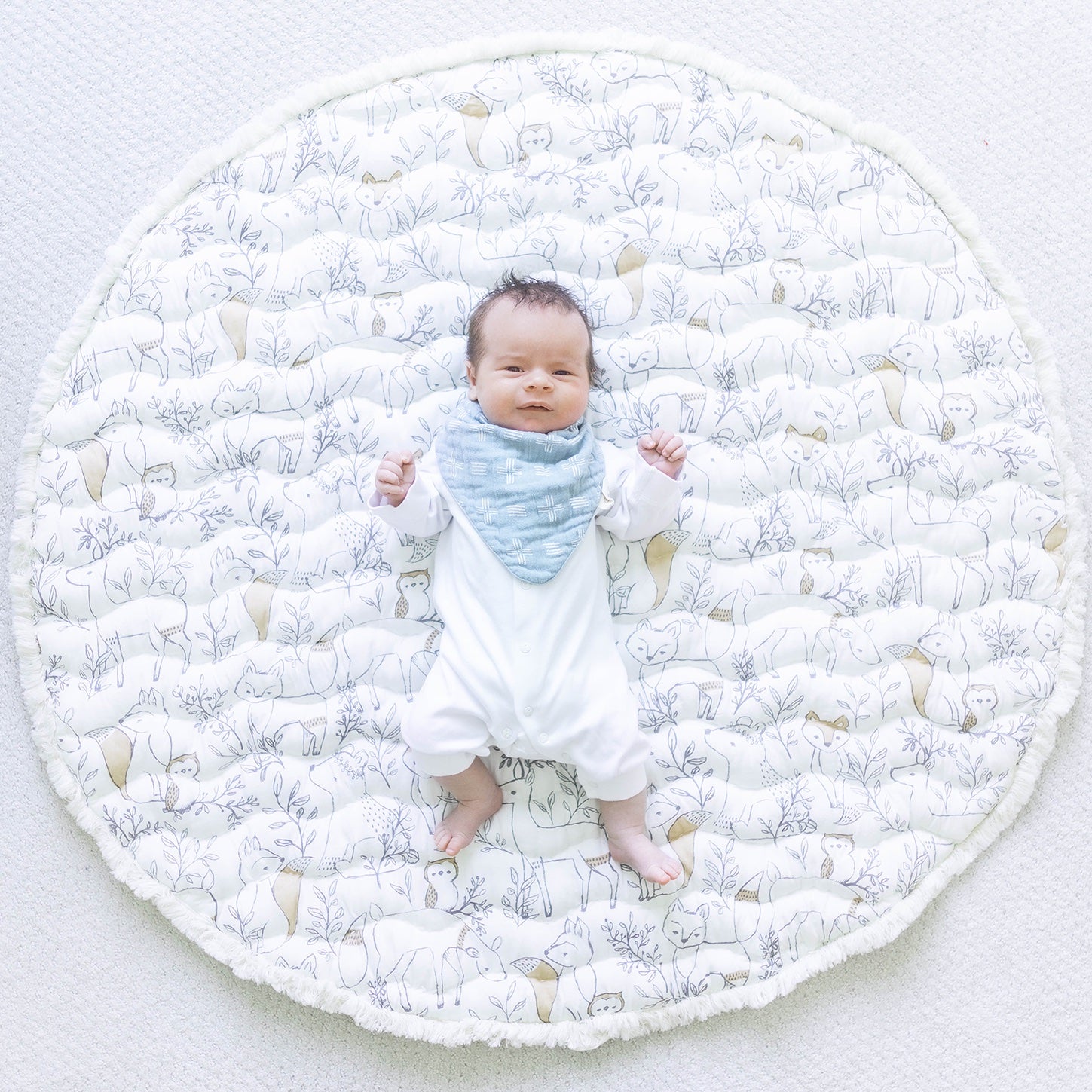 Ezra Quilted Playmat – Woodland