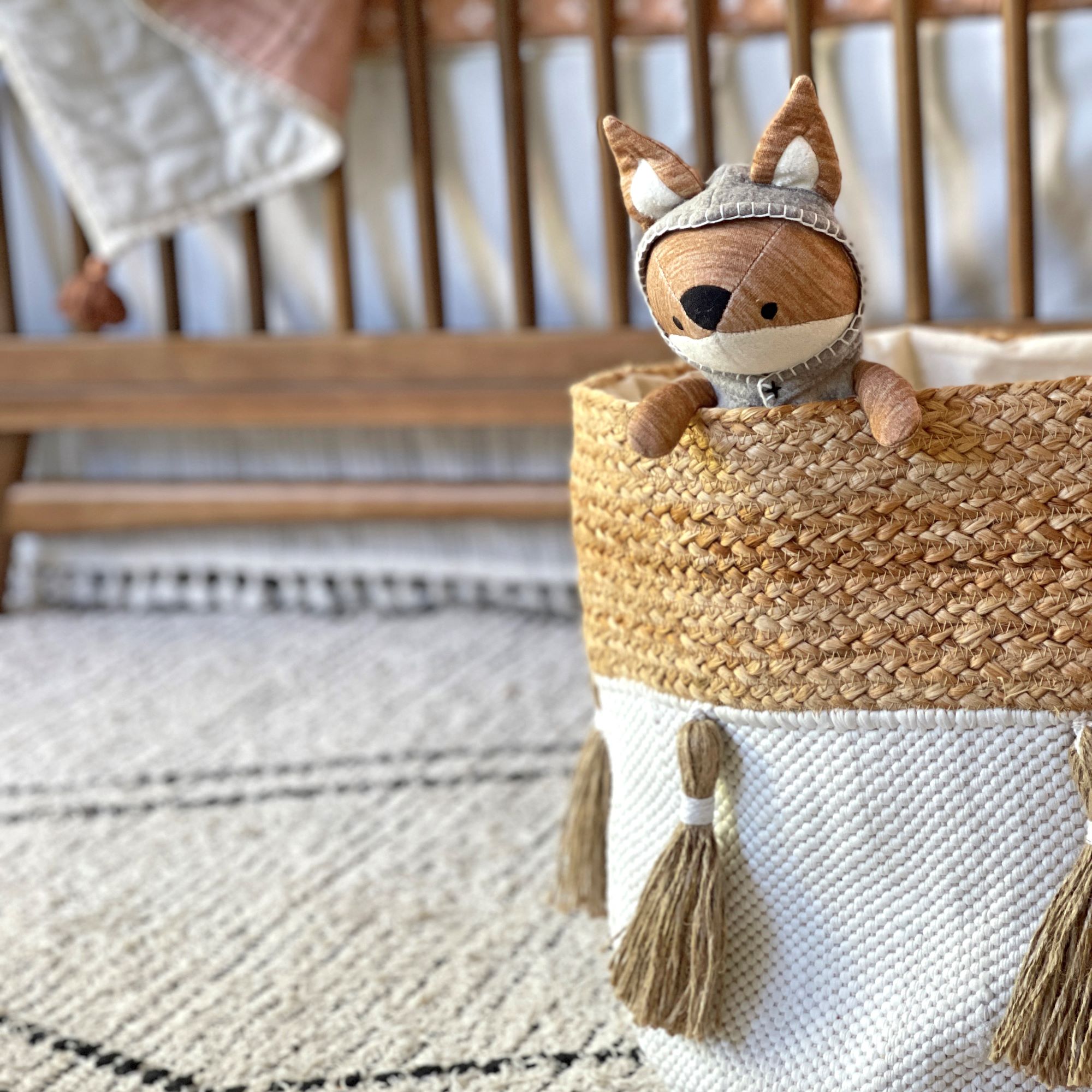 Cotton + Jute Storage Bin