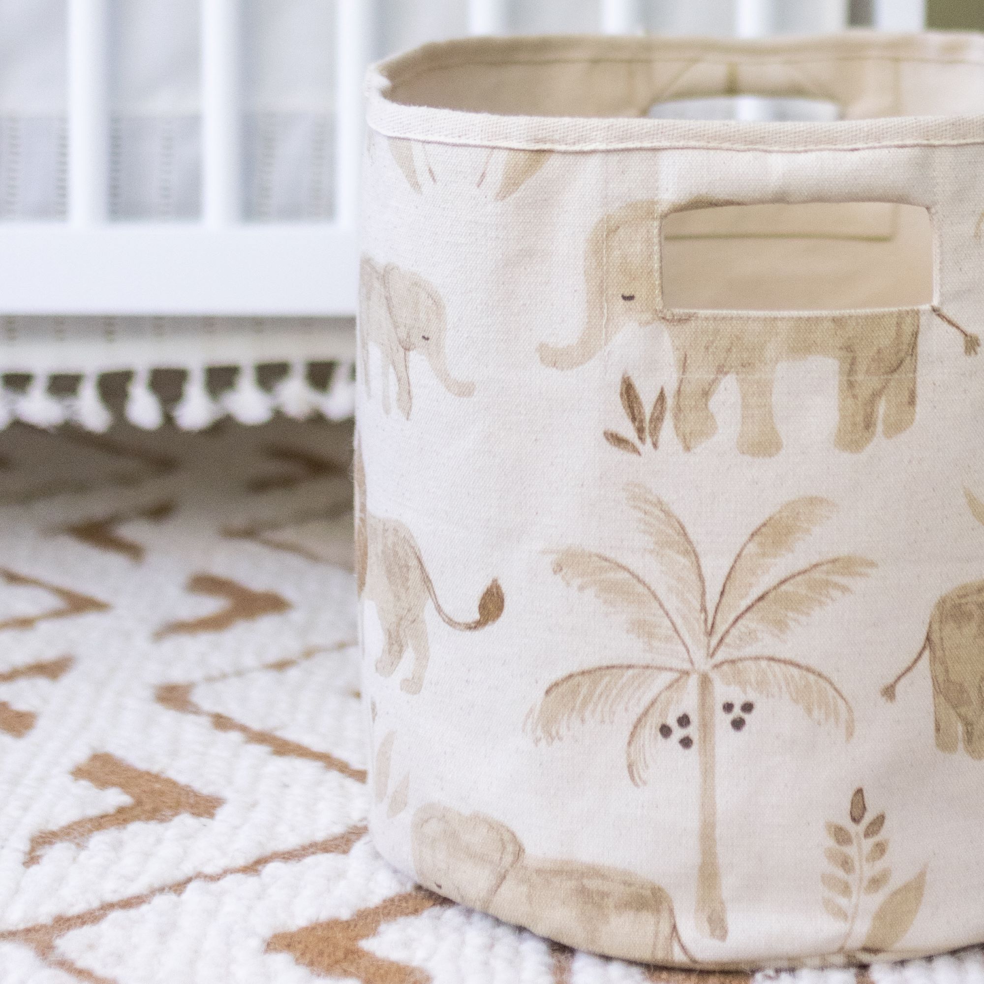 Kendi Safari Print Storage Bin