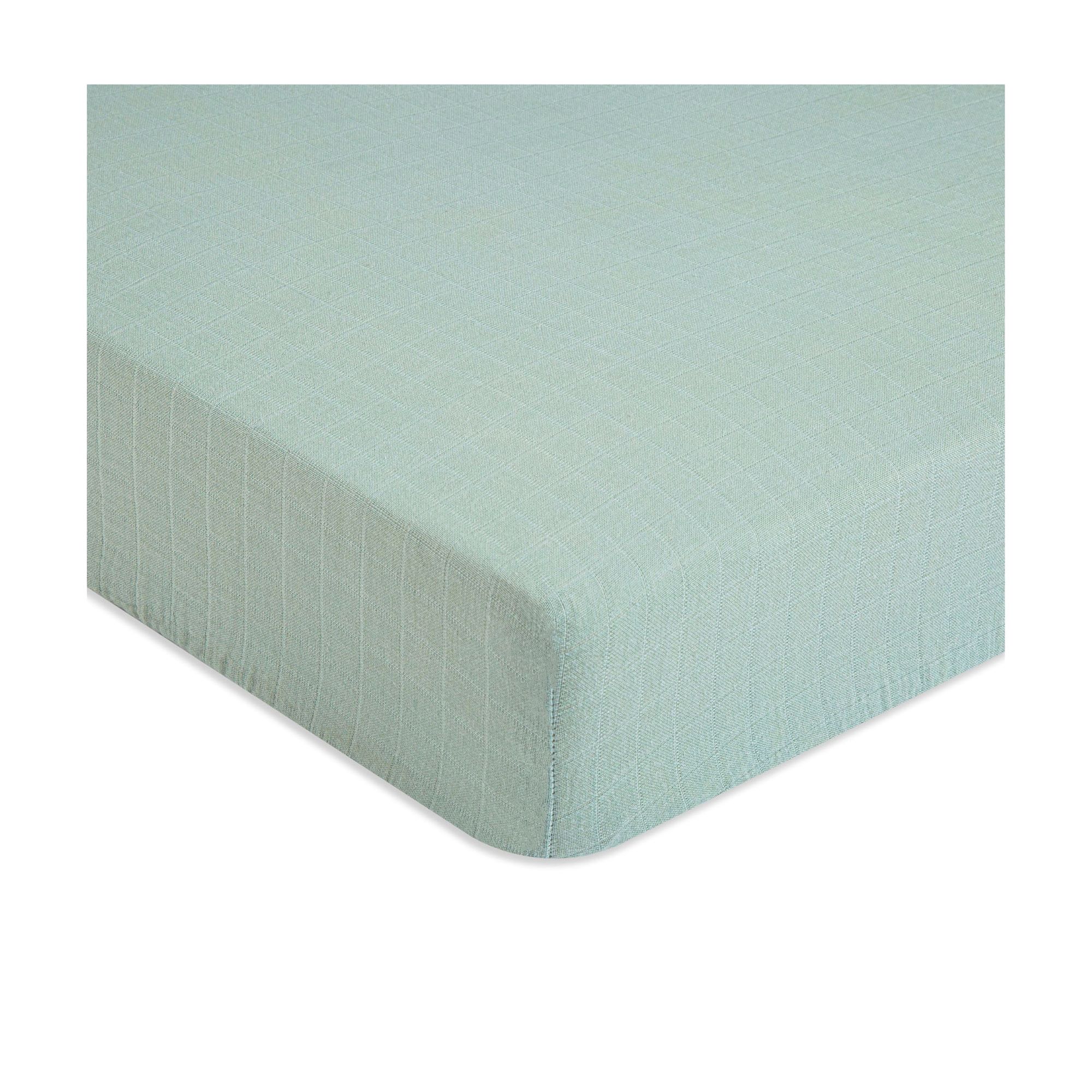 Crib Fitted Sheet – Evergreen