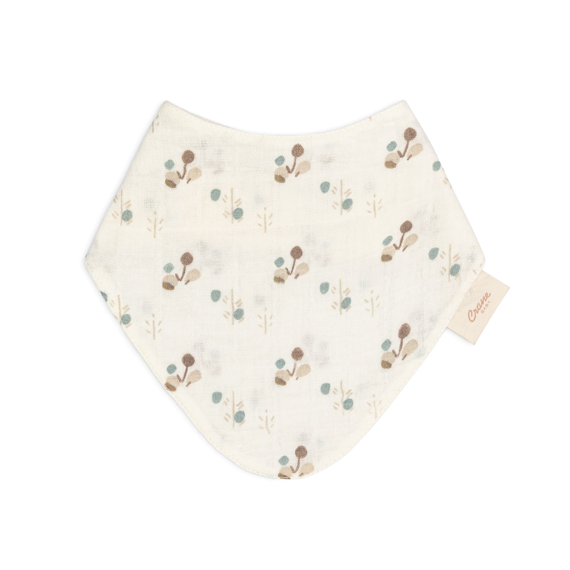 Avery Organic Cotton 3-pc. Poppy Bib Set