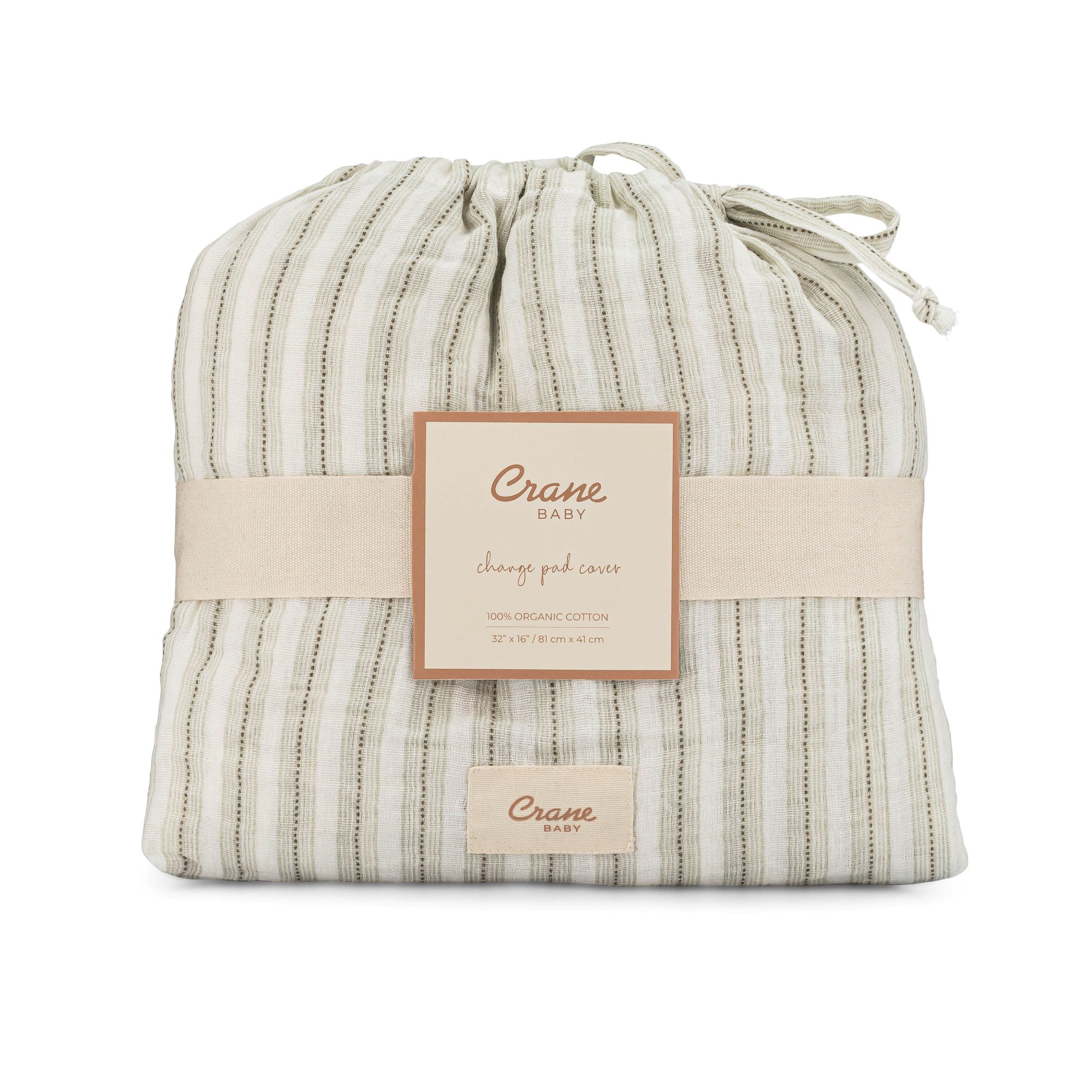 Avery Organic Cotton Stripe Change Pad Cover