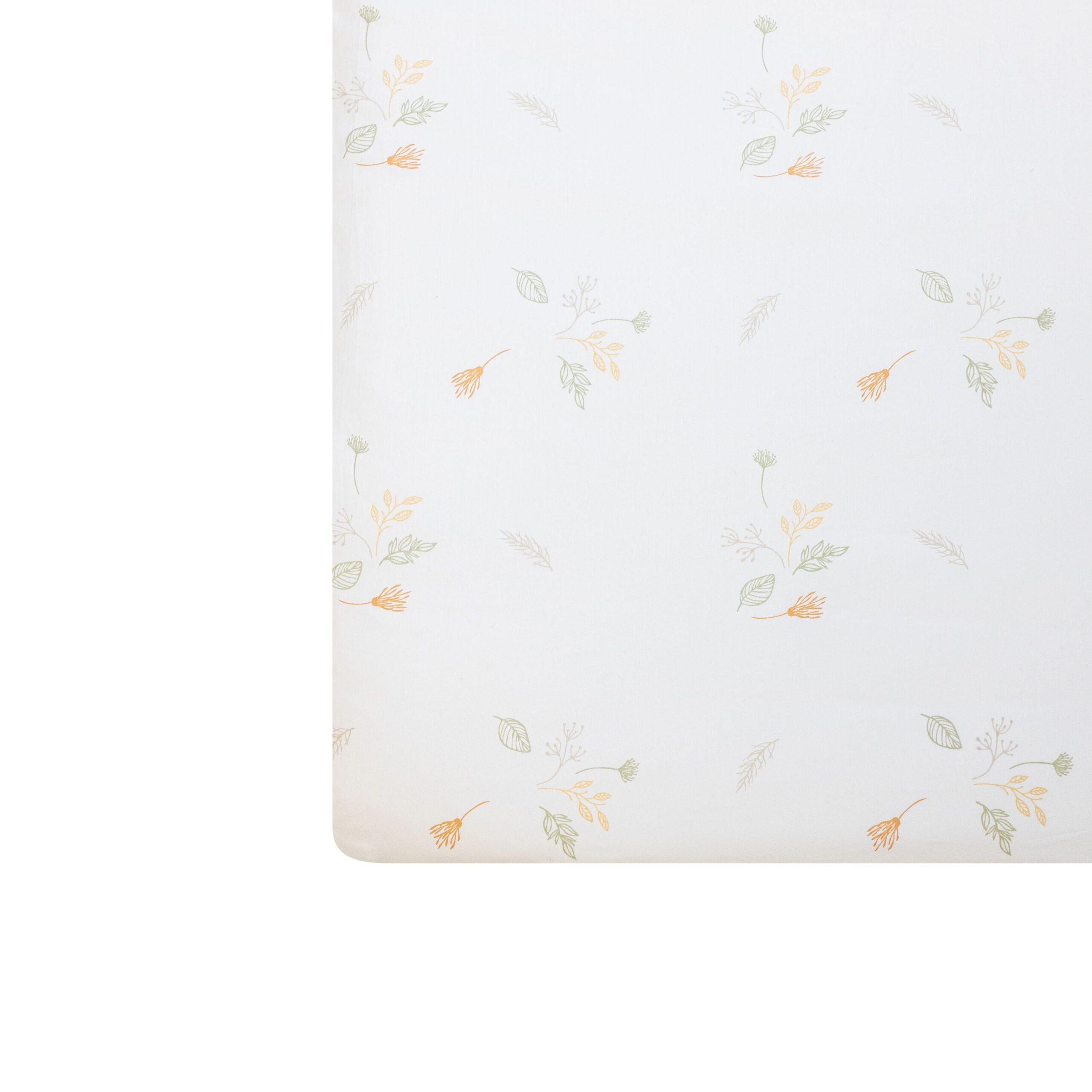 Willow Crib Fitted Sheet – Dainty Leaf