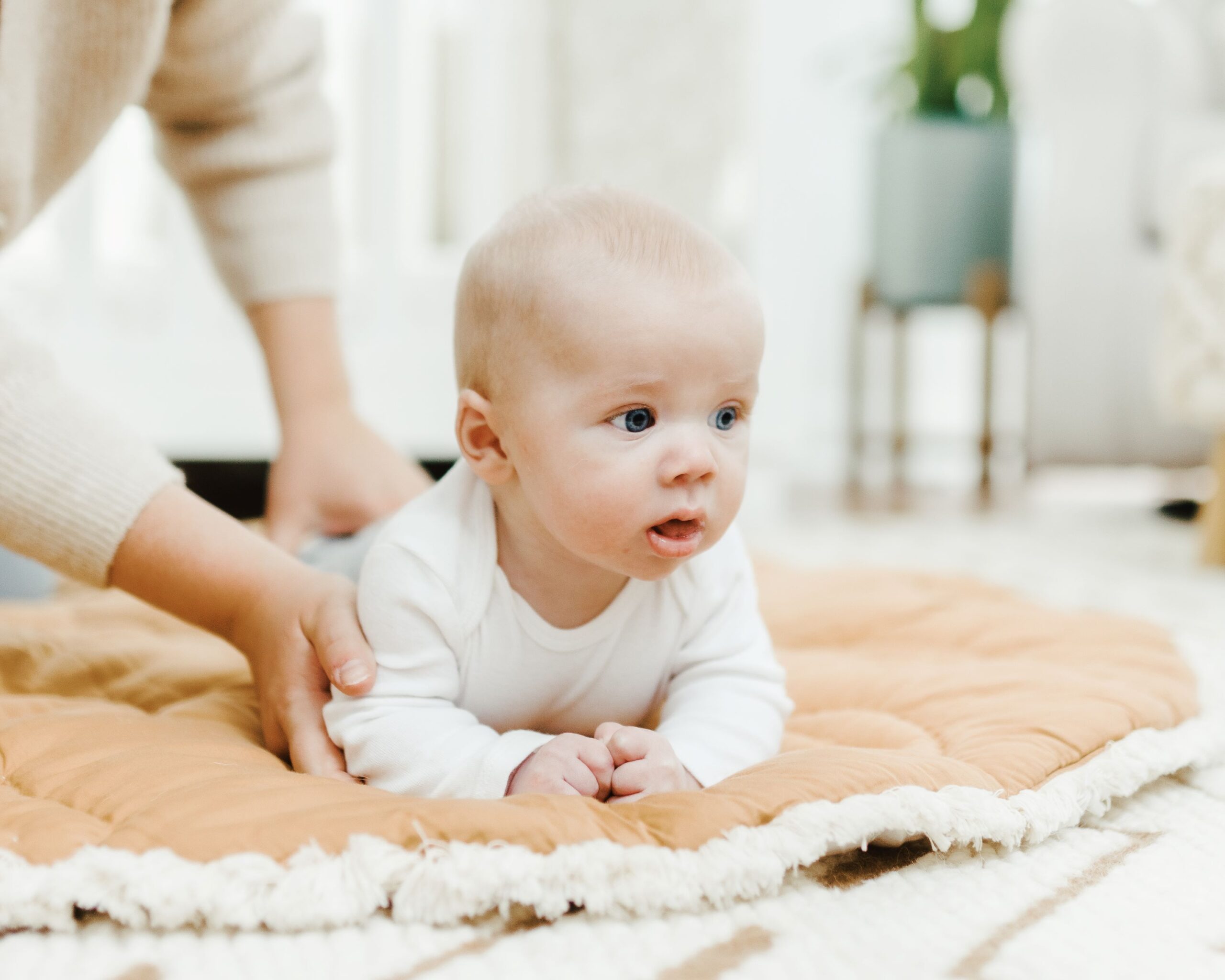 Willow Quilted Playmat – Dainty Leaf