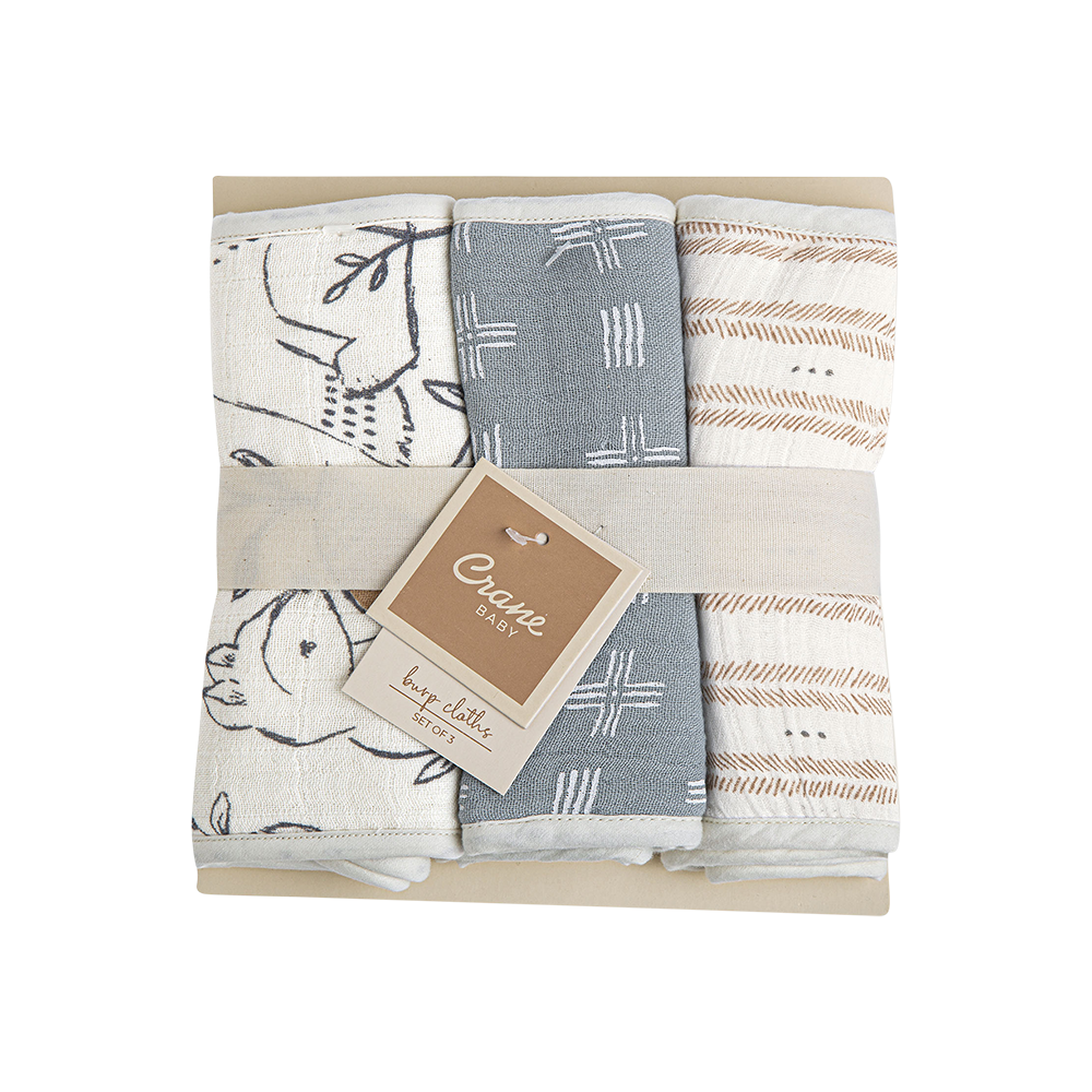 Ezra 3-pc. Burp Cloths