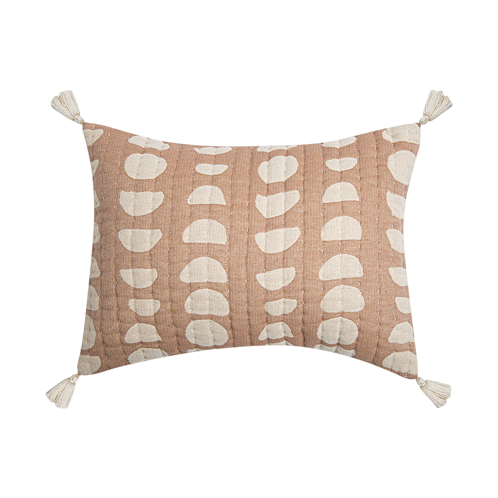 Jacquard Pillow Copper Moon Phase