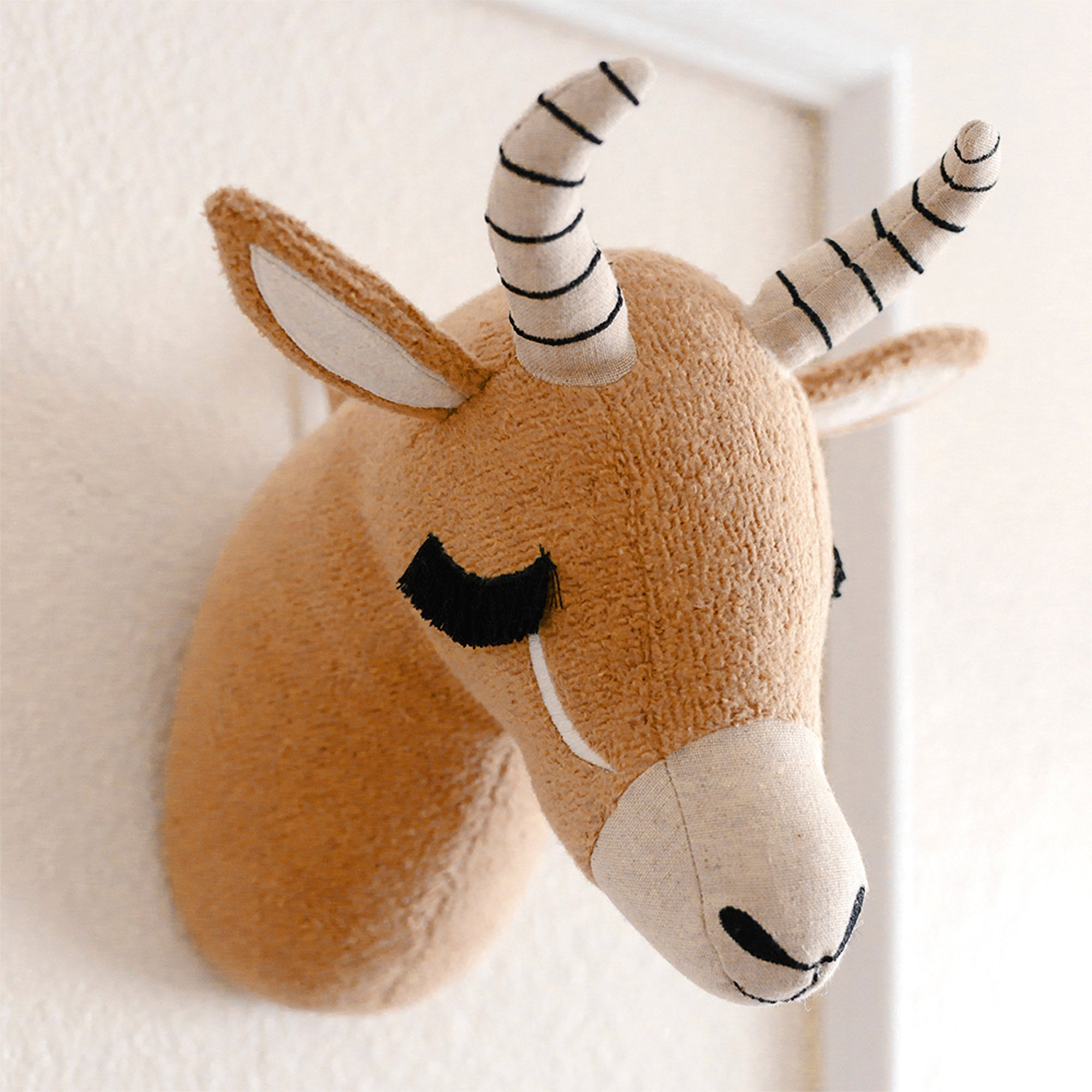 Antelope Plush Head Wall Decor