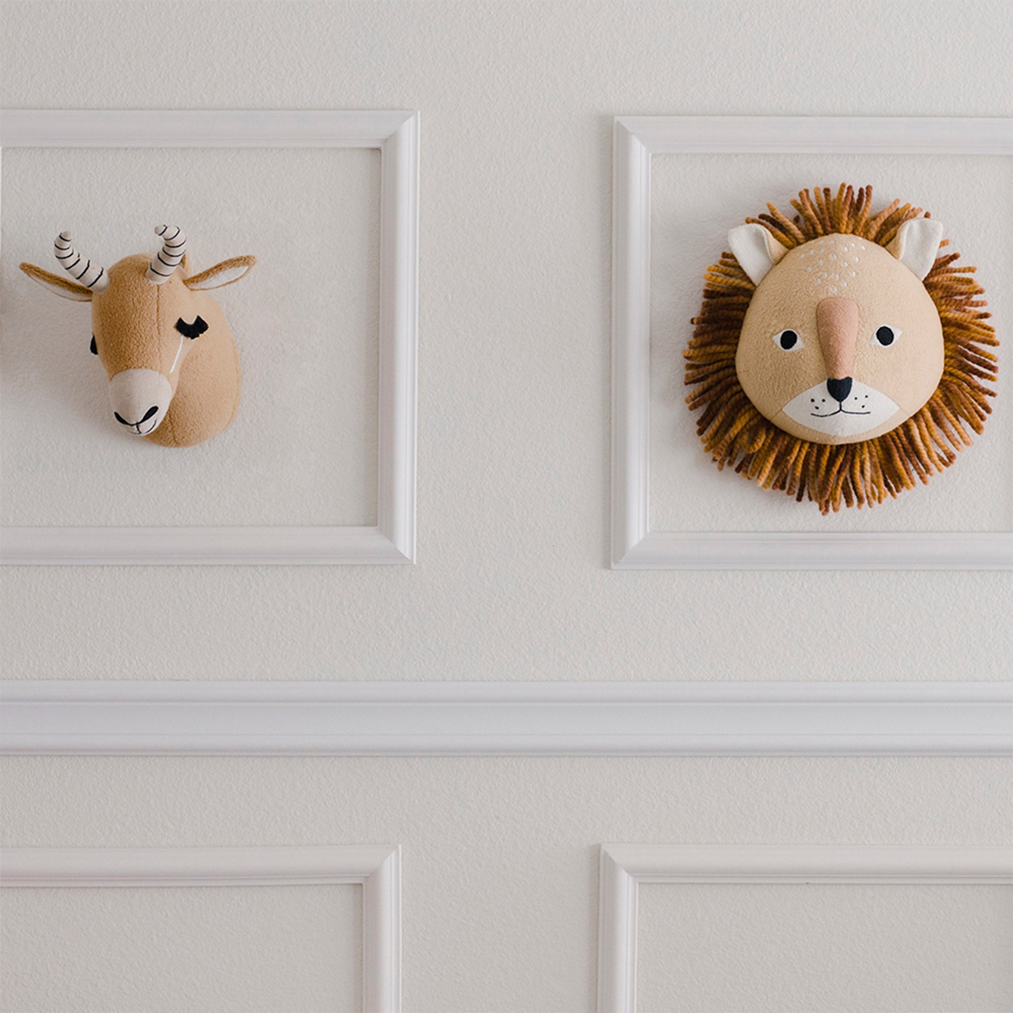 Antelope Plush Head Wall Decor