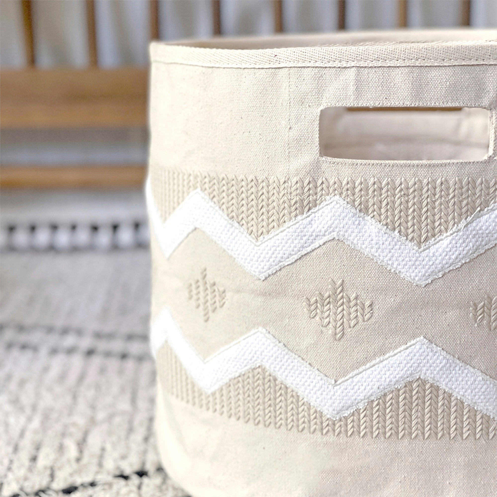 Chevron Neutral Storage Bin