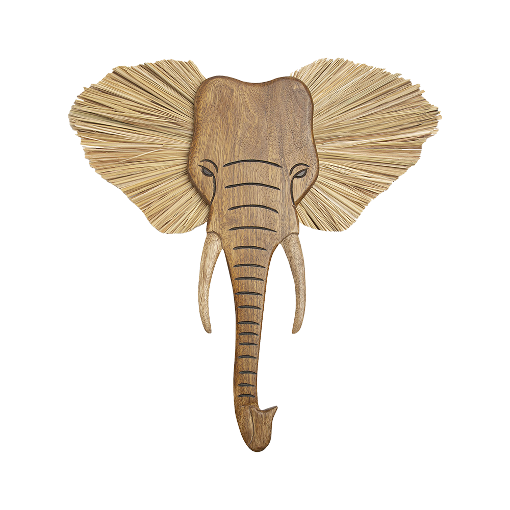 Elephant Handmade Wooden Wall Decor