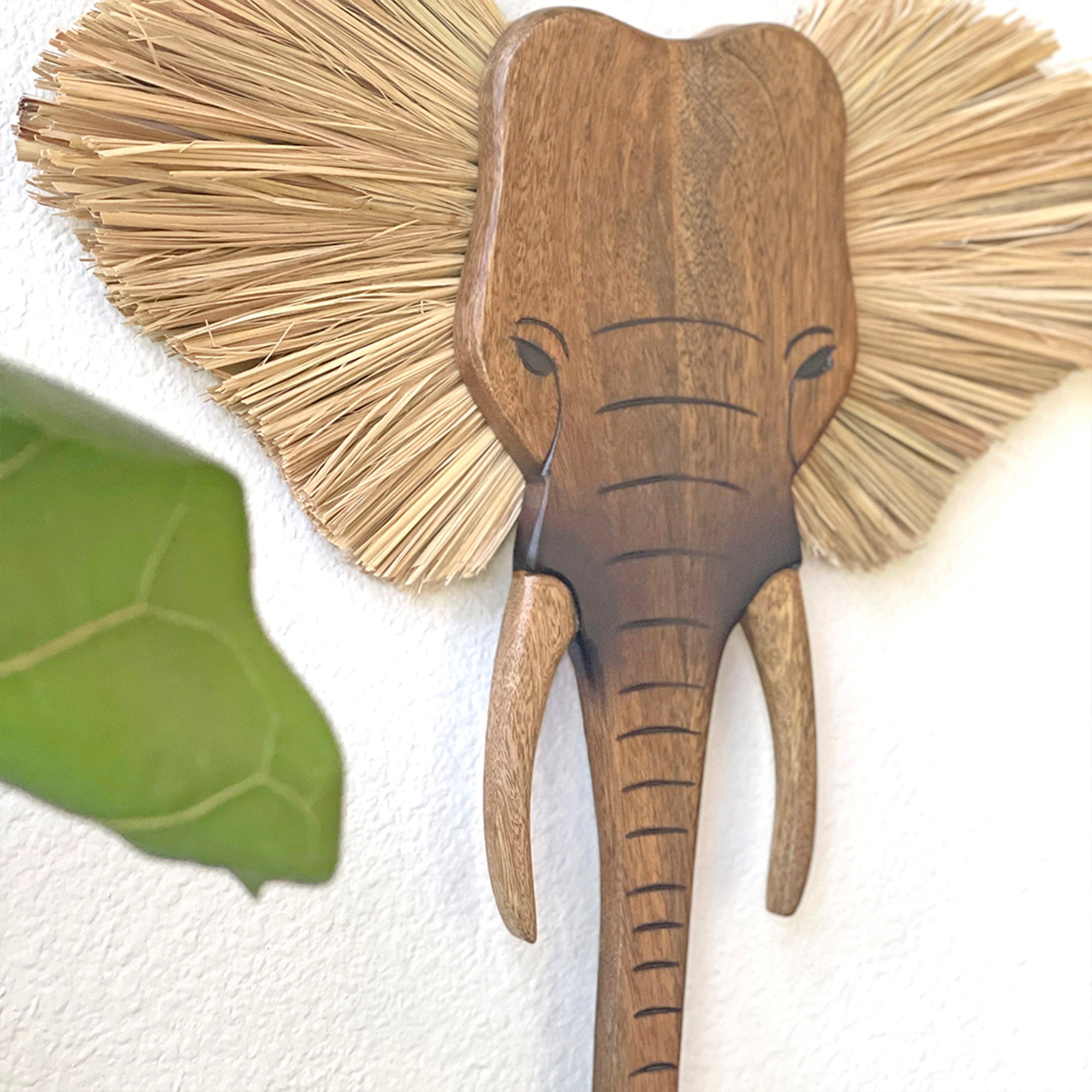 Elephant Handmade Wooden Wall Decor