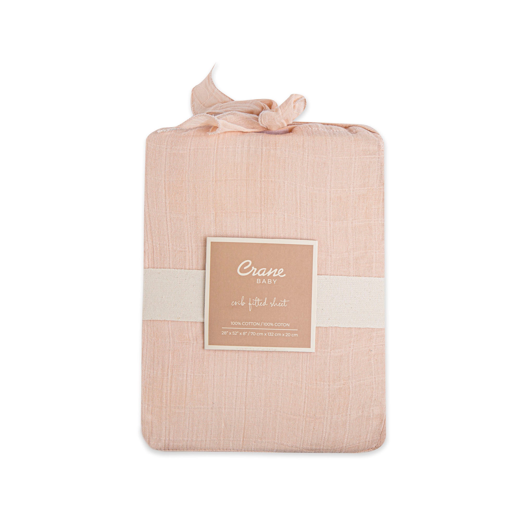 Crib Fitted Sheet – Desert Rose