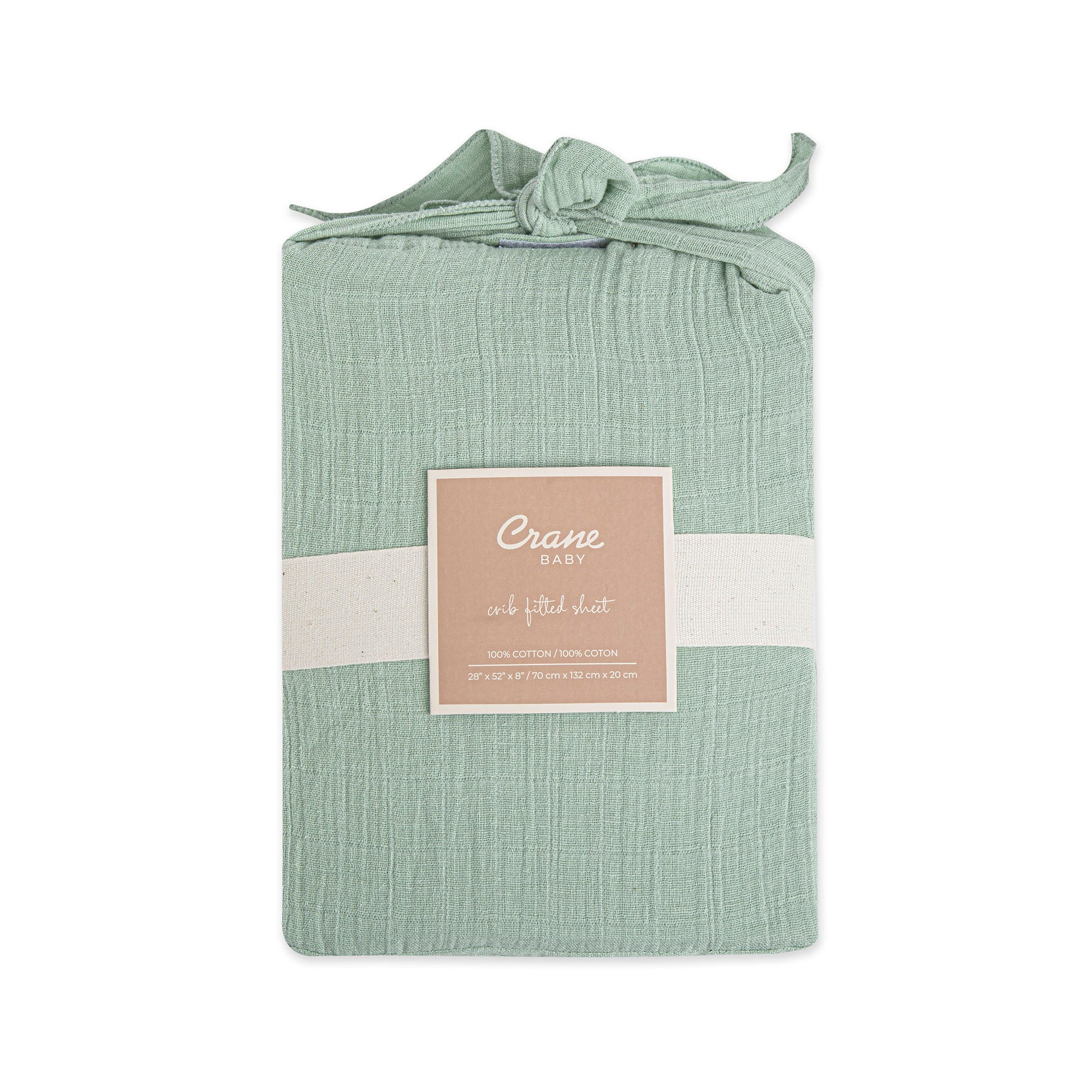 Crib Fitted Sheet – Evergreen