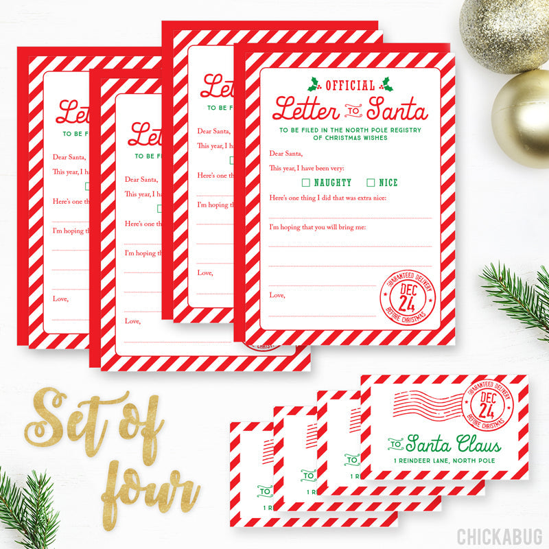 Official Letter To Santa Kit