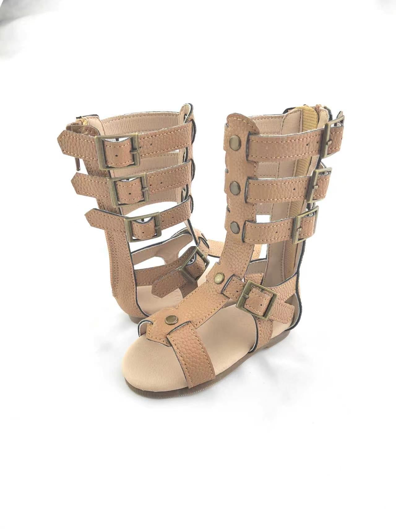 Maddie Gladiator Sandals - Honey