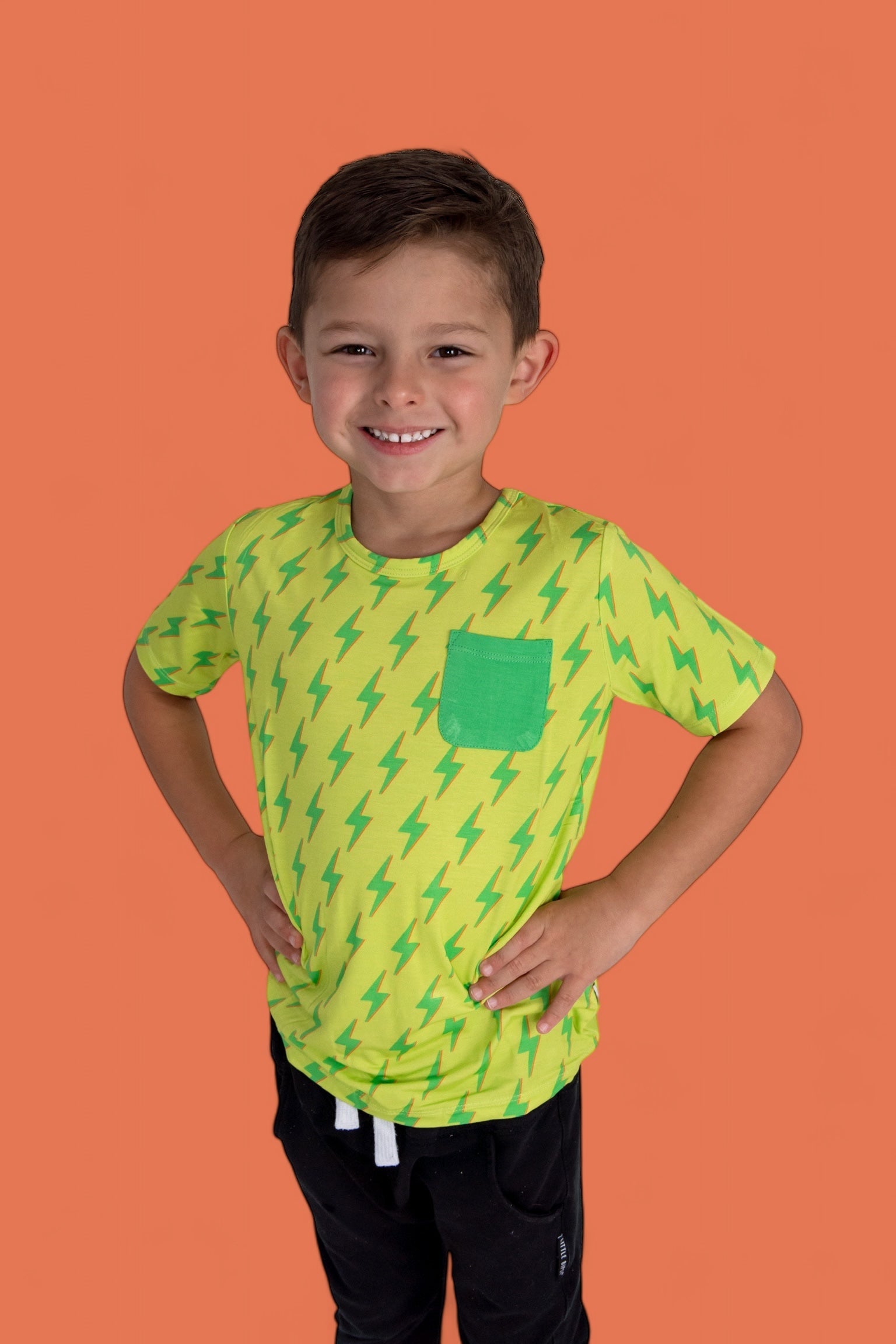 Bright Bolts Dream Pocket Tee