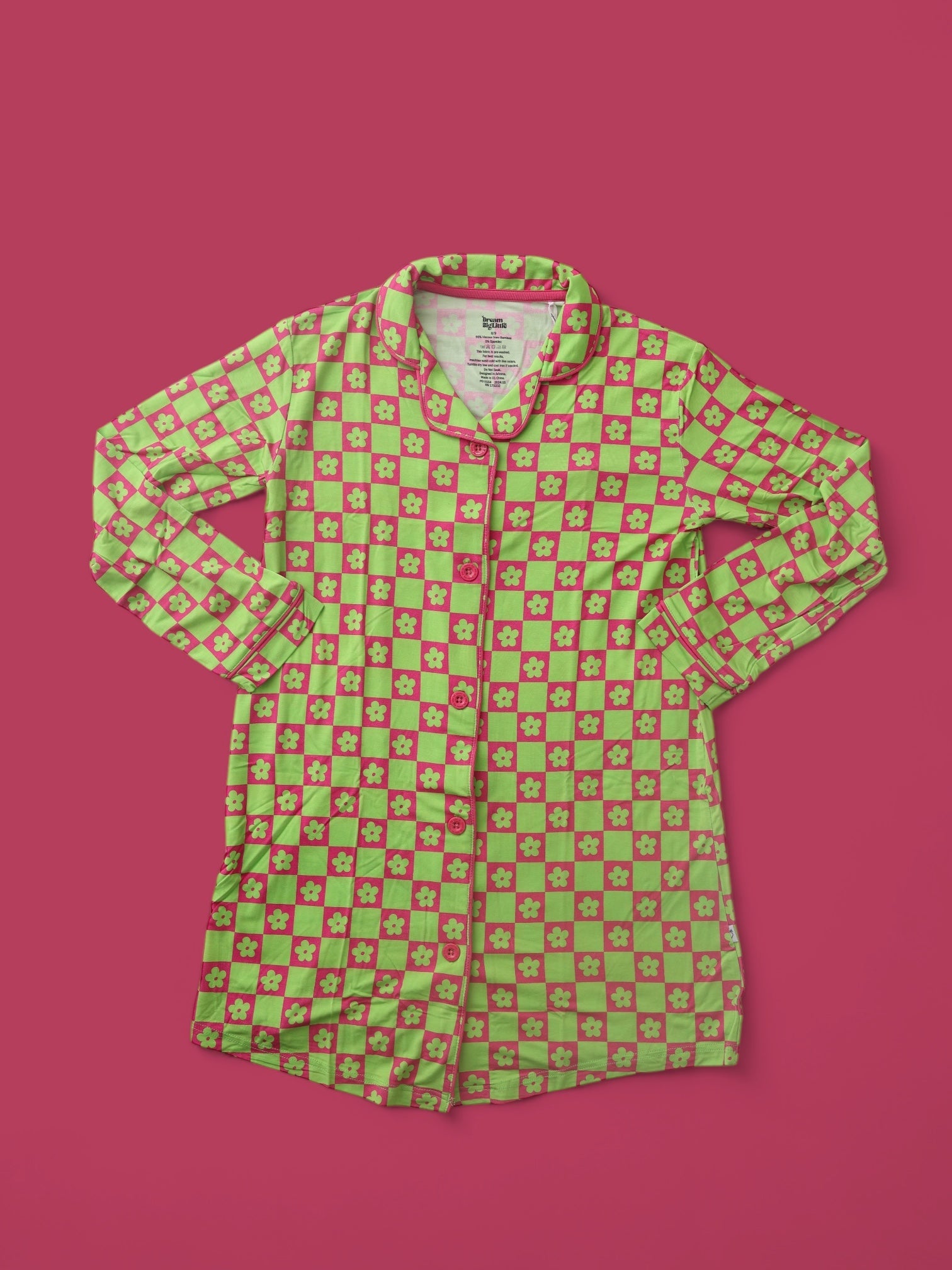 Wild Daisy Checkers Girl's Dream Gown