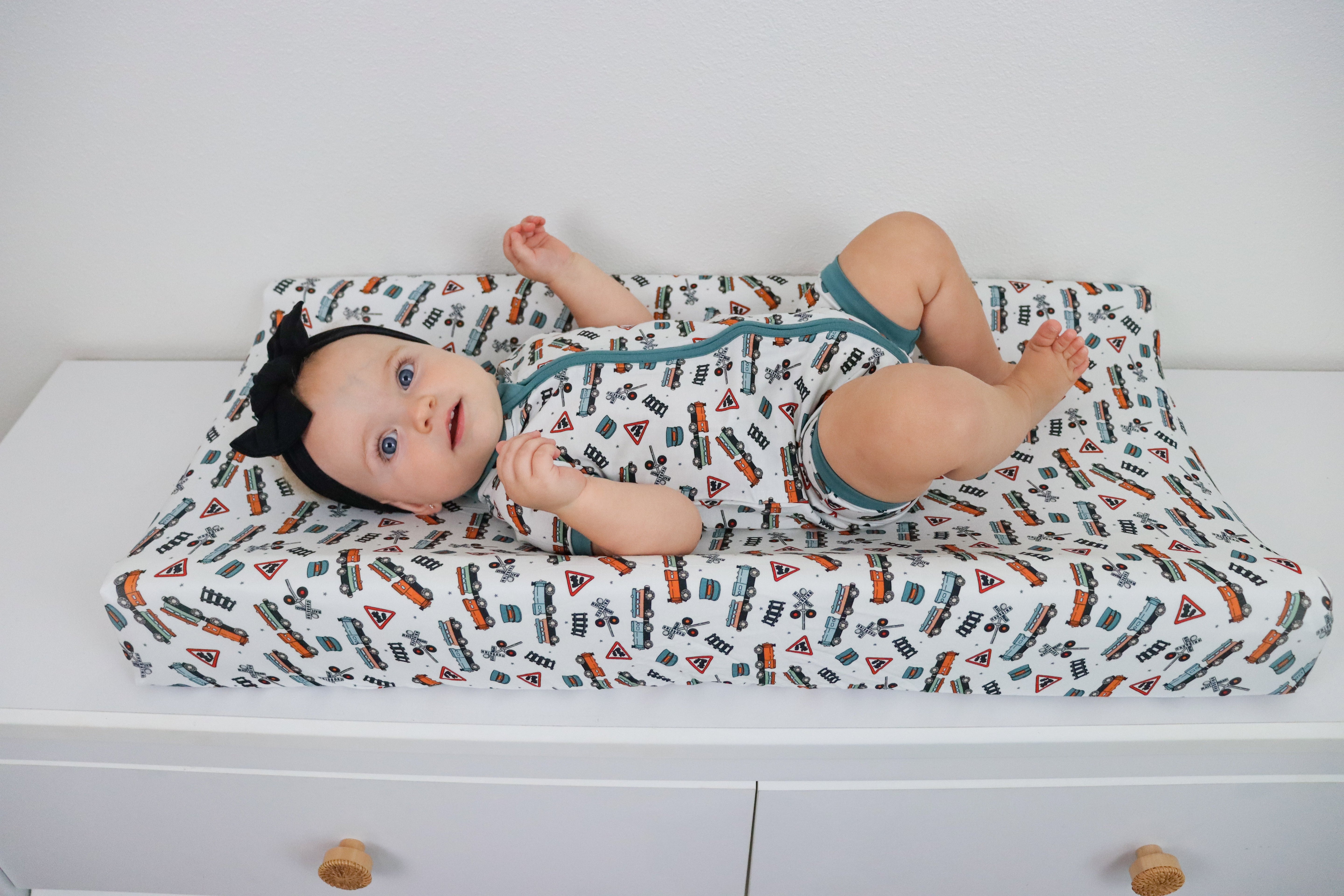 Exclusive All Aboard Dream Changing Pad Cover