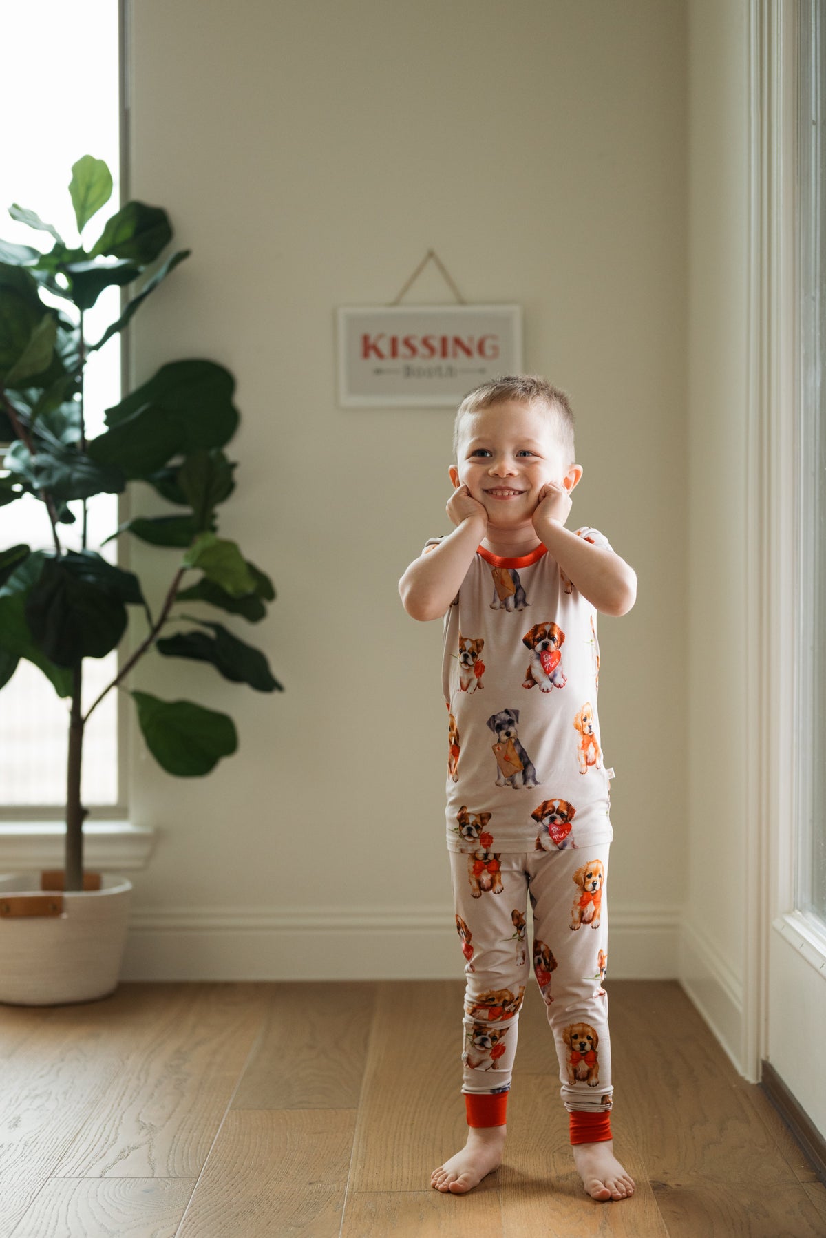 Puppy Love Short Sleeve Lounge Set