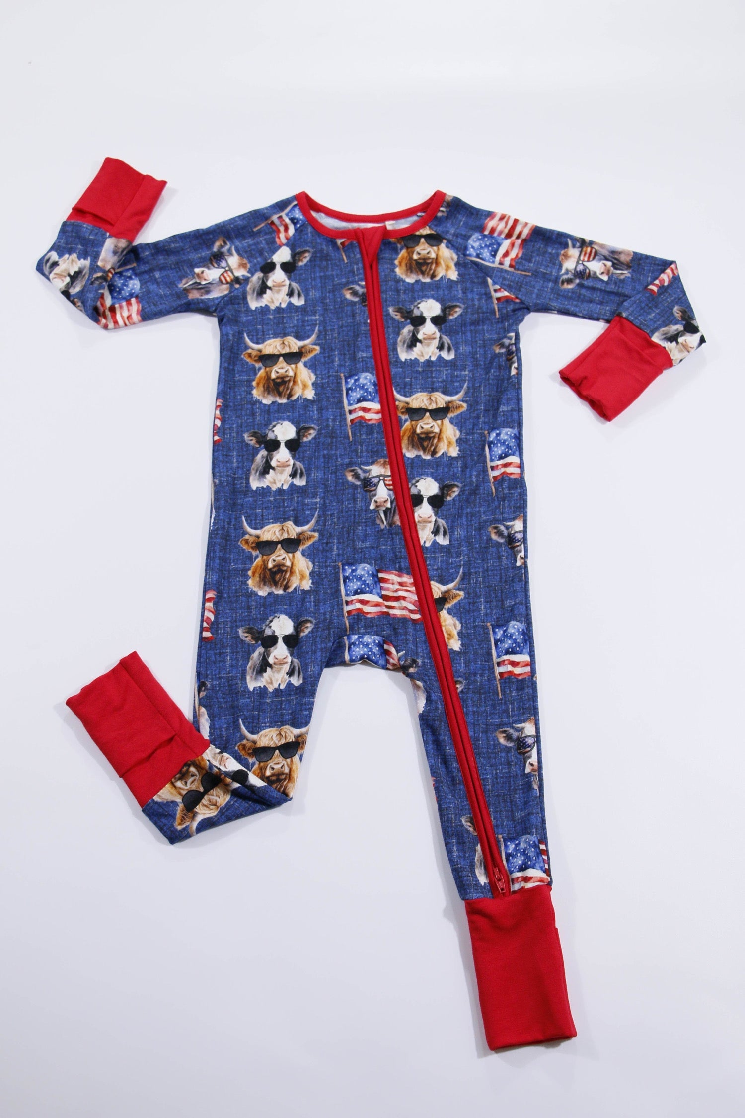 America The Moo-tiful Convertible Footie