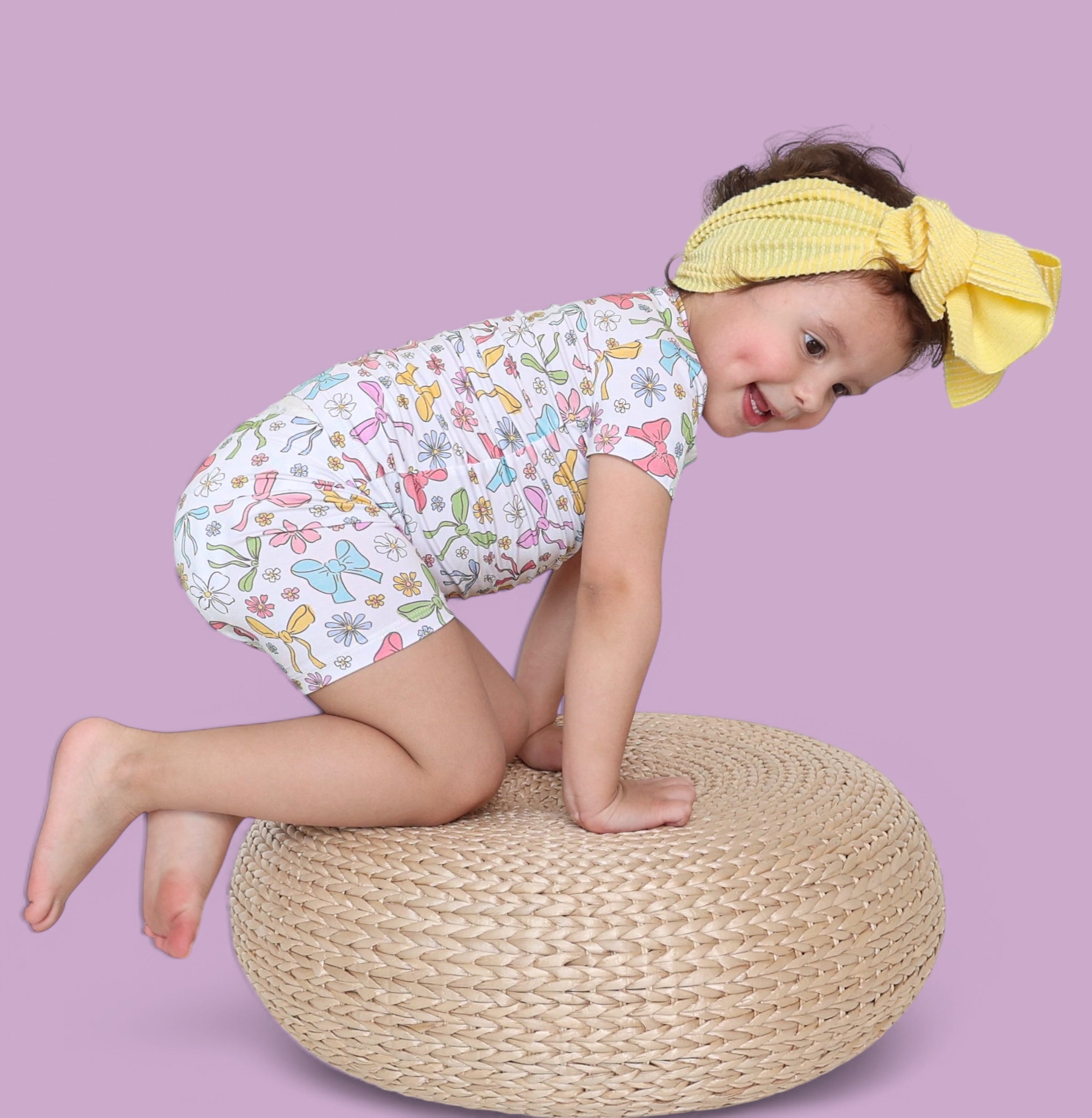 Bow Garden Dream Short Set