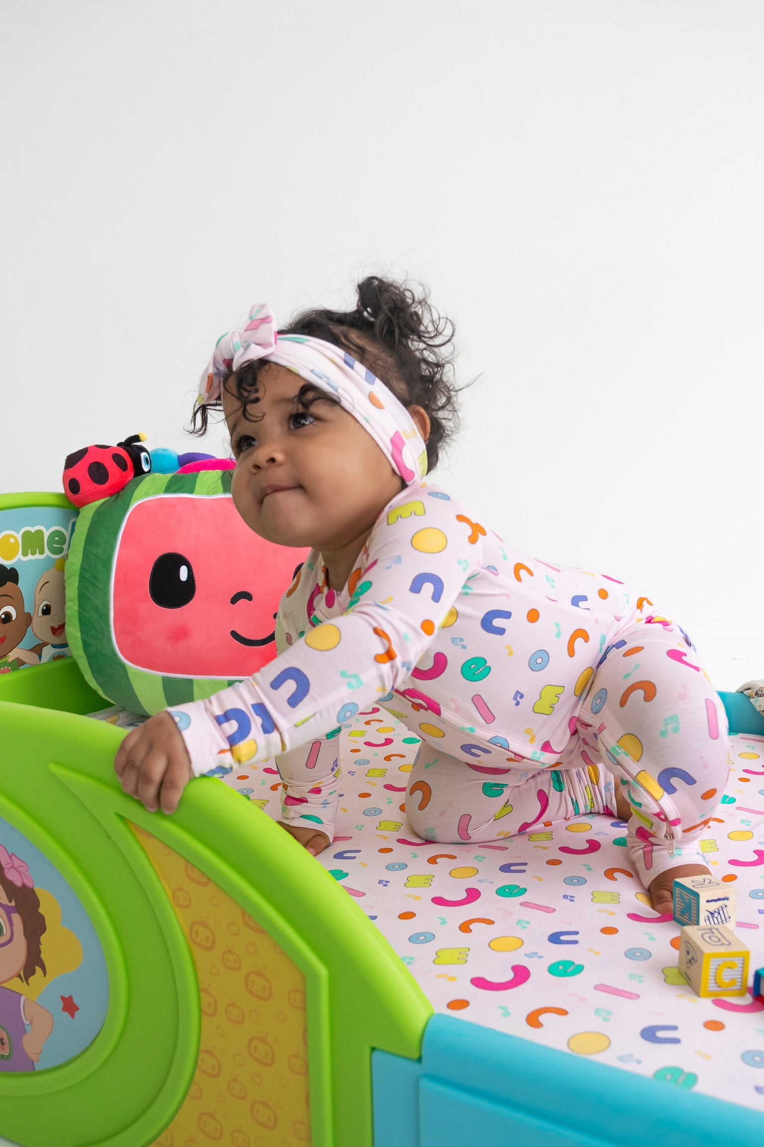 Dream Big Little Co X Cocomelon Alphabet Dream Romper