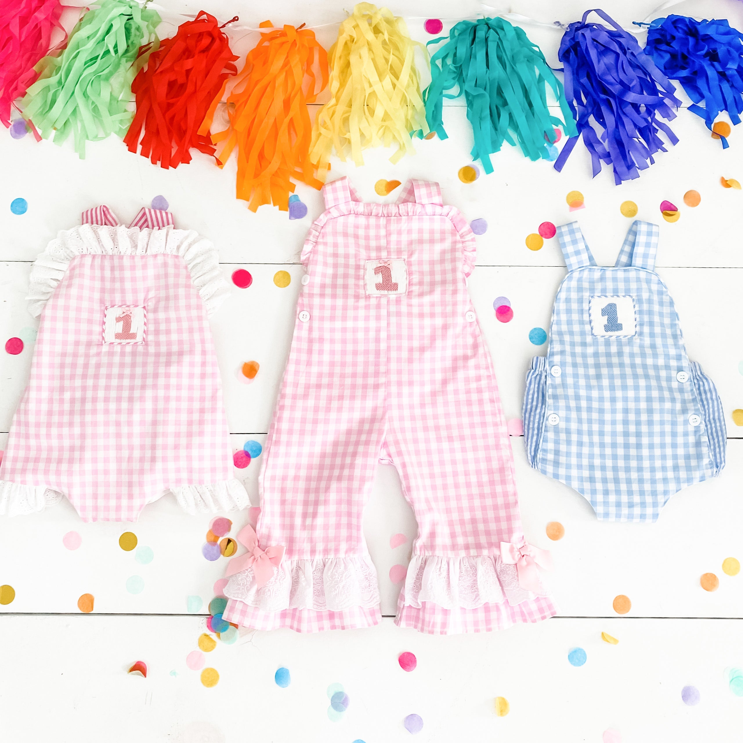 Girls Smocked First Birthday Longall