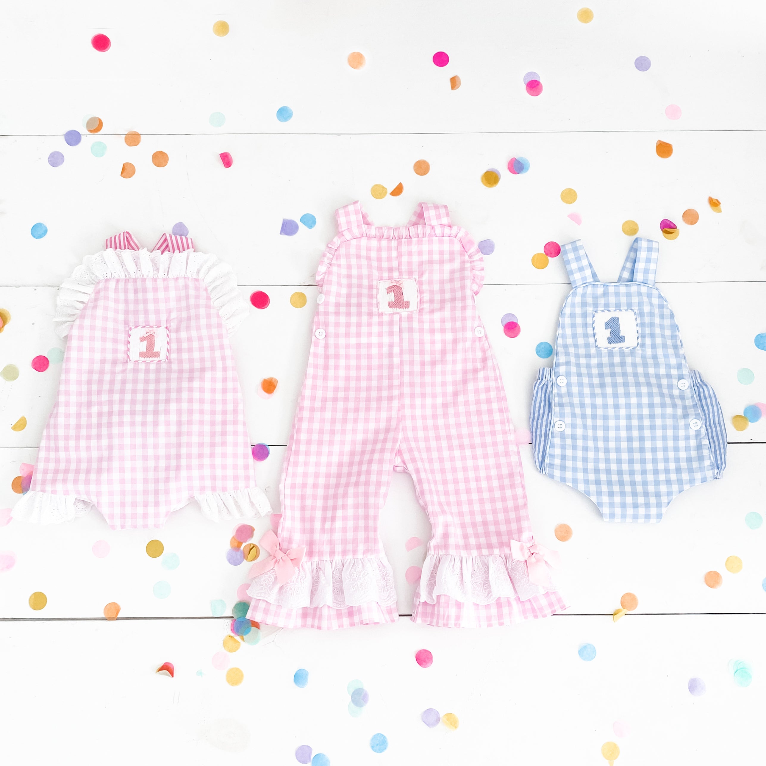 Girls Smocked First Birthday Longall