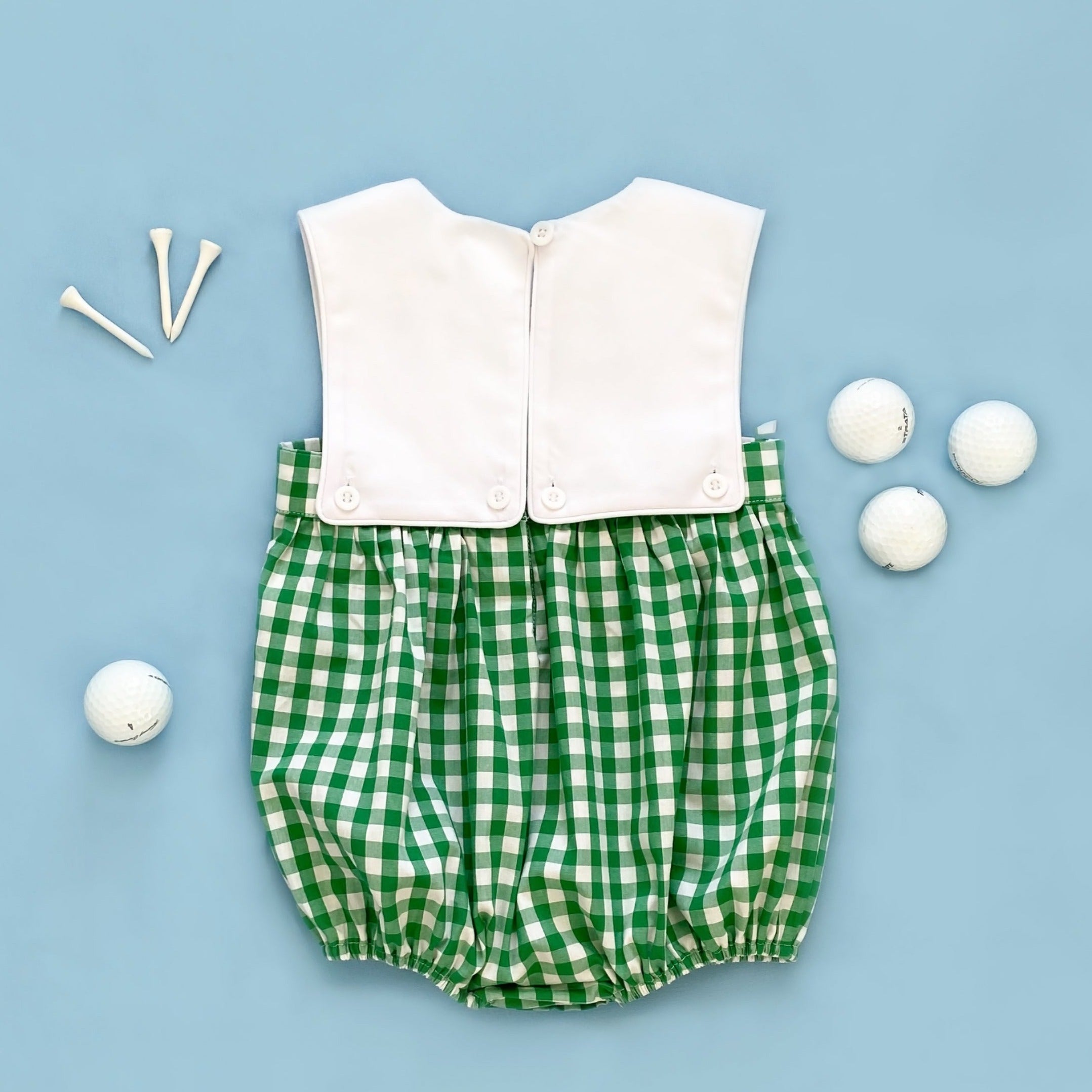 Hole-in-one First Birthday Boys Reversible Golf Bubble