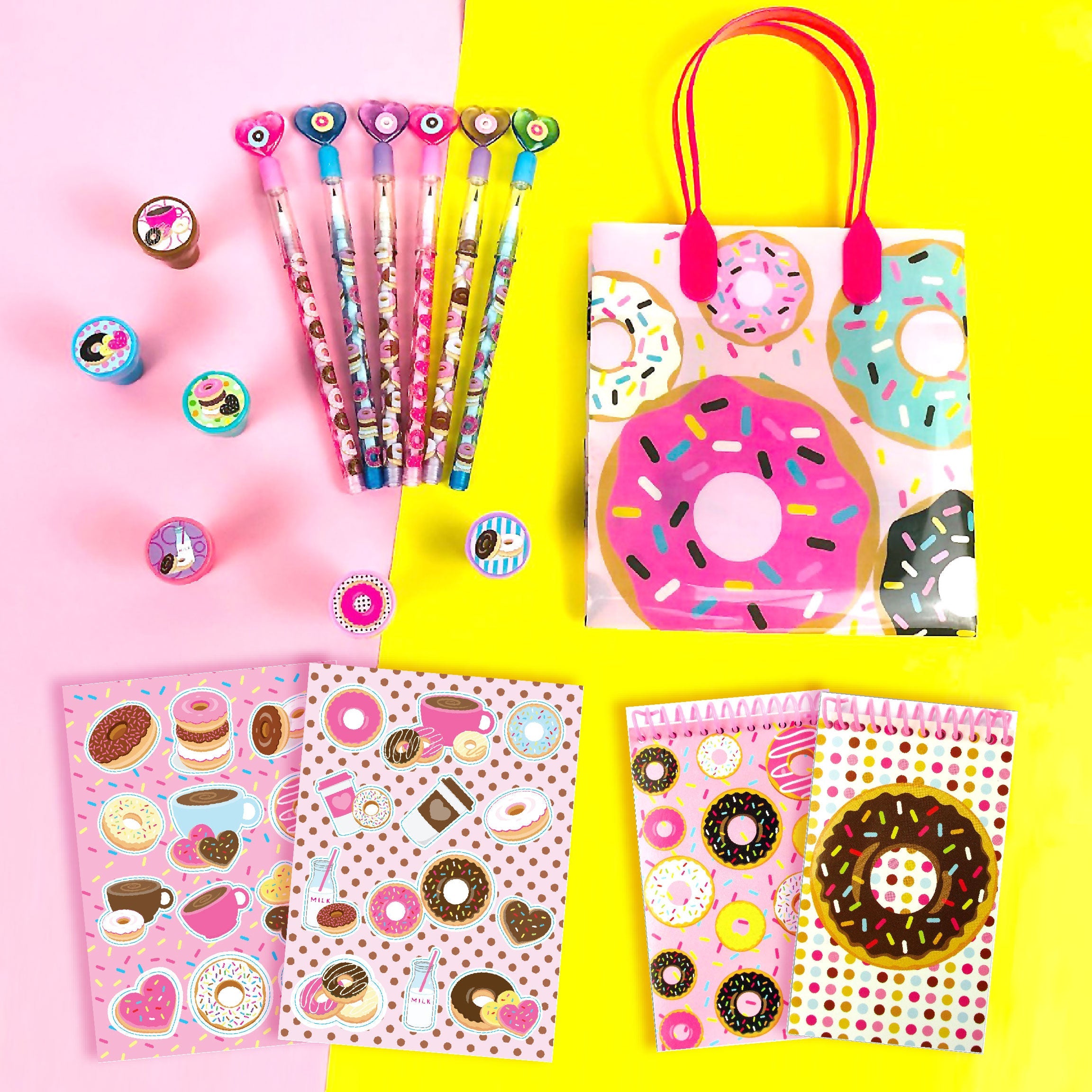 Donuts Party Favor Bundle For 12 Kids