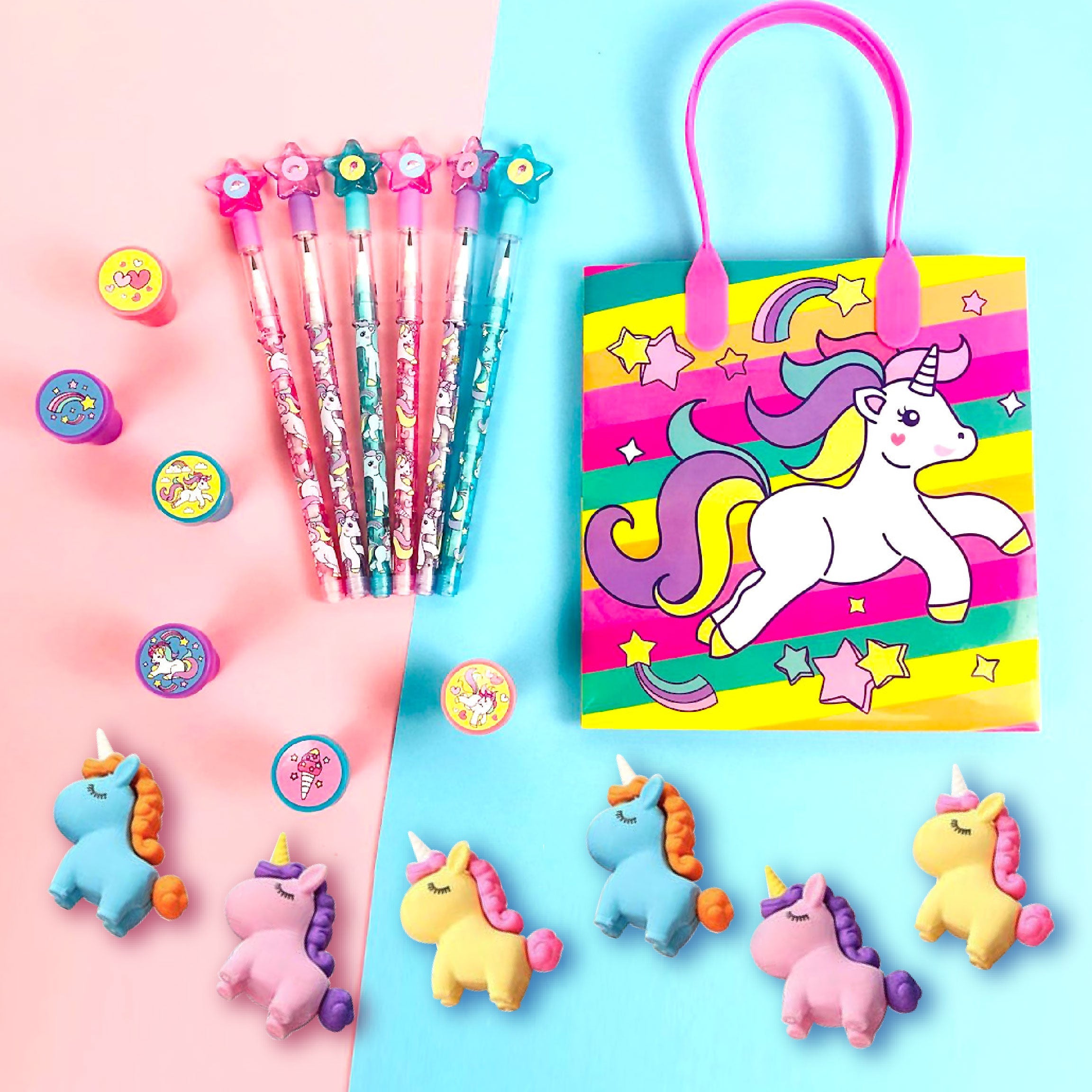 Unicorn Party Favor Bundle For 12 Kids