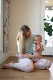 Spring Plaid Adult Joggers